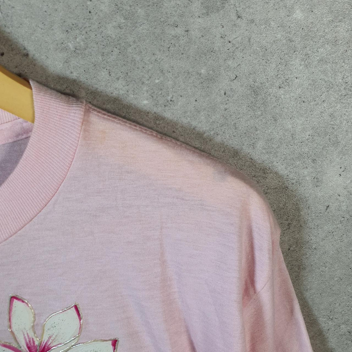Vintage Alore Flowers Plants 90s Graphic USA Single Stitch T Shirt Men’s XL Pink