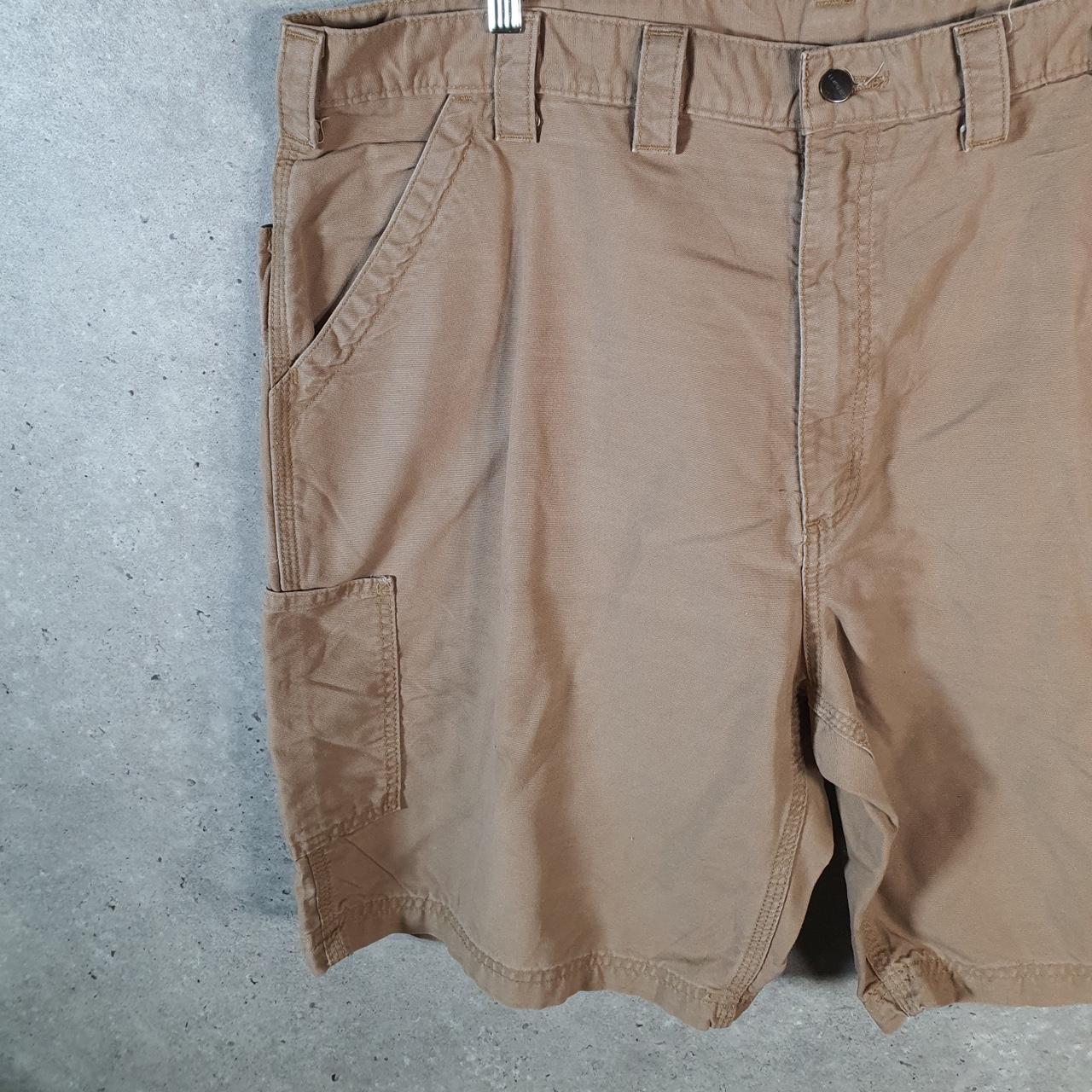 Vintage Carhartt Baggy Carpenter Shorts Jorts Cargo Men’s W44 Brown Loose Fit Workwear Big Fish Vintage