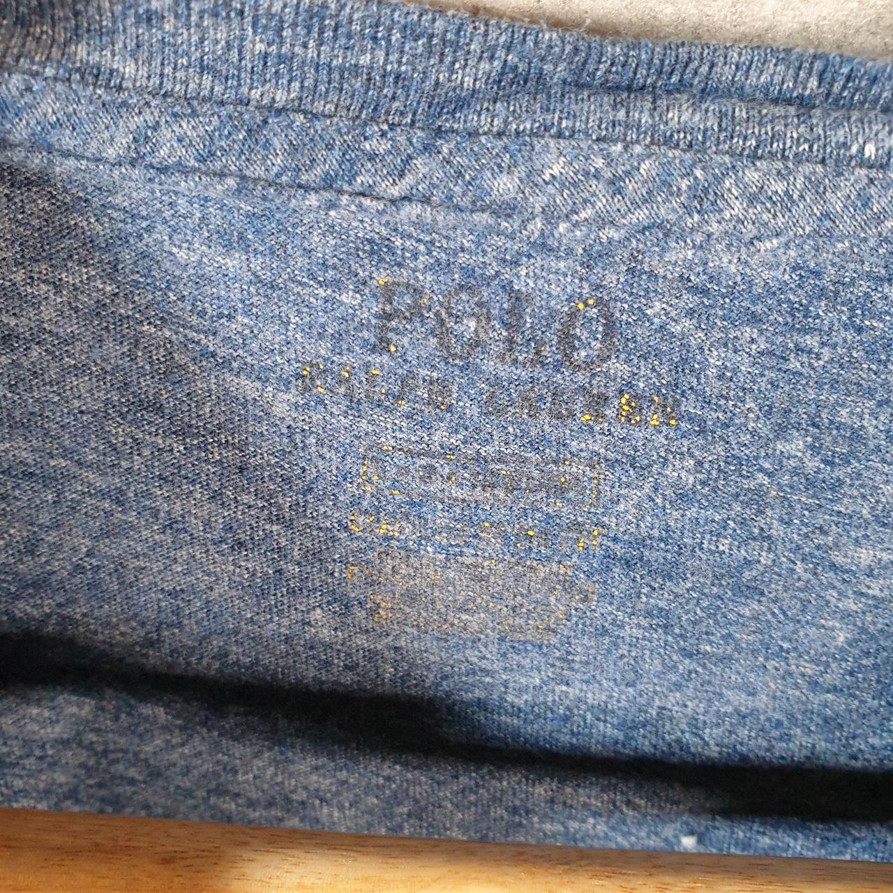 Vintage Ralph Lauren Polo T Shirt Men’s Small Blue Embroidered Classic Fit Pony C8604