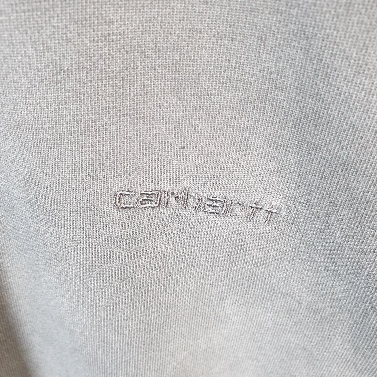 Vintage Carhartt WIP Duster Script Sweat Sweatshirt Mens Small Grey Pullover