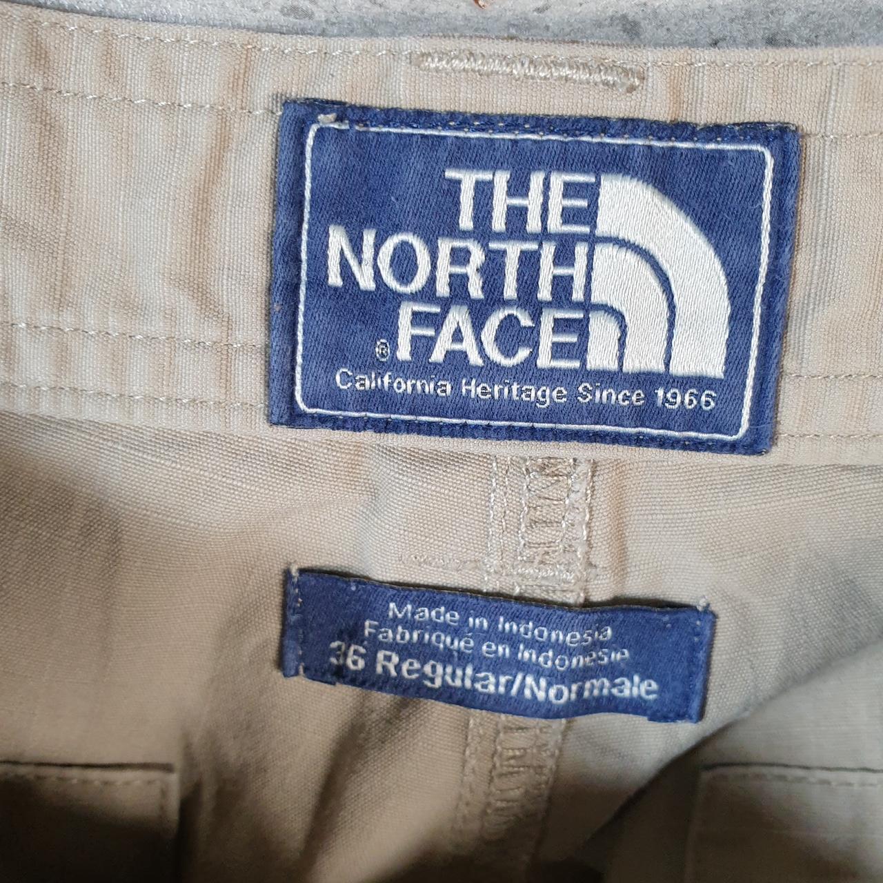 Vintage The North Face TNF Shorts Jorts Chino Cargo Men’s W36 Brown Baggy Cotton