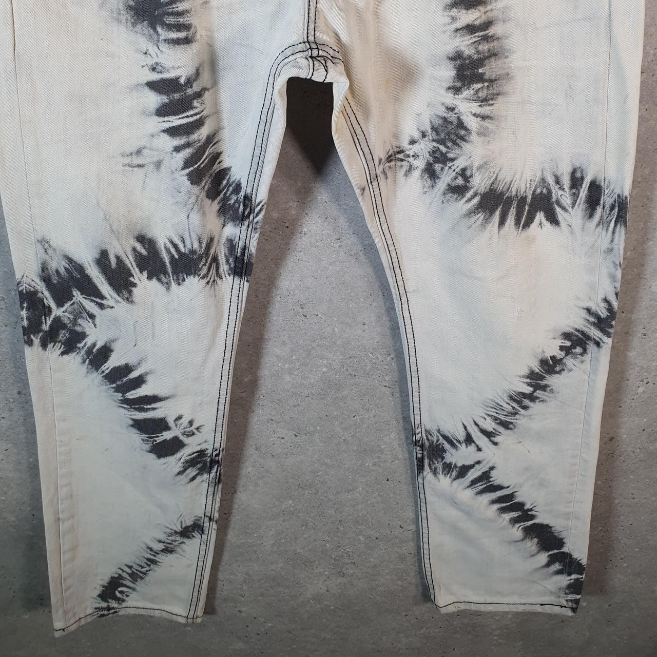 Vintage Heritage America Baggy Y2K Hip Hop Jeans Mens W36 Grey Embroidered Denim Big Fish Vintage