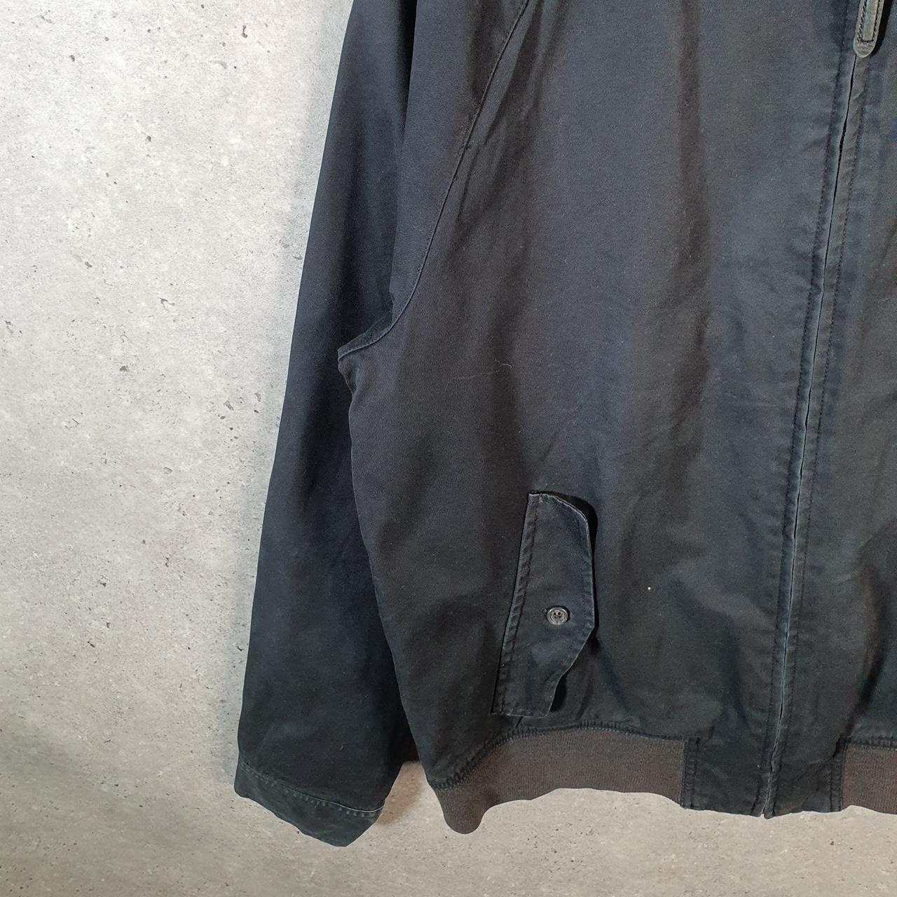 Vintage Ralph Lauren Polo Harrington Bomber Jacket Men’s Large Black Pony Full Zip Big Fish Vintage