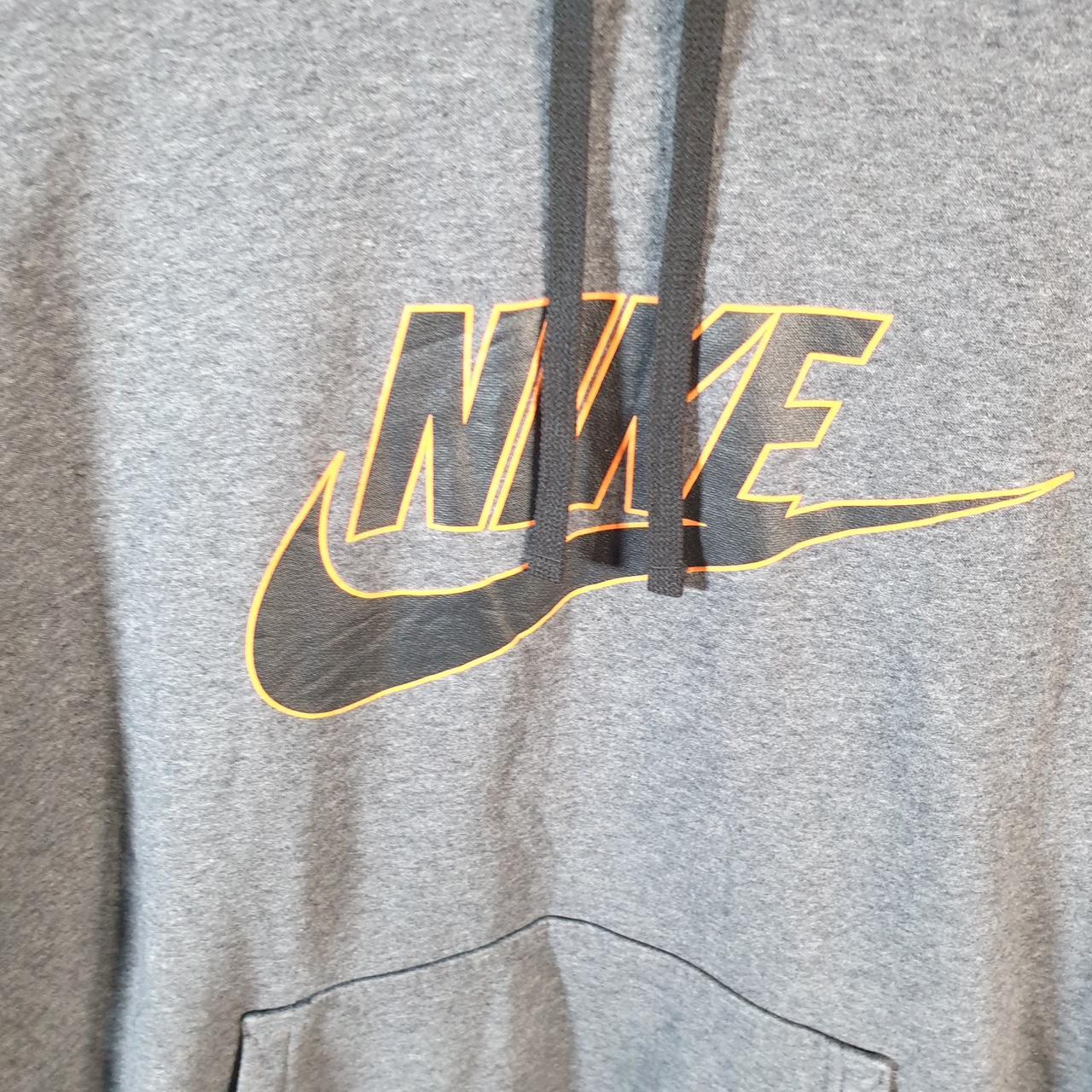 Vintage Nike Club Embroidered Hoodie Men’s Large Grey Swoosh Y2K Pullover