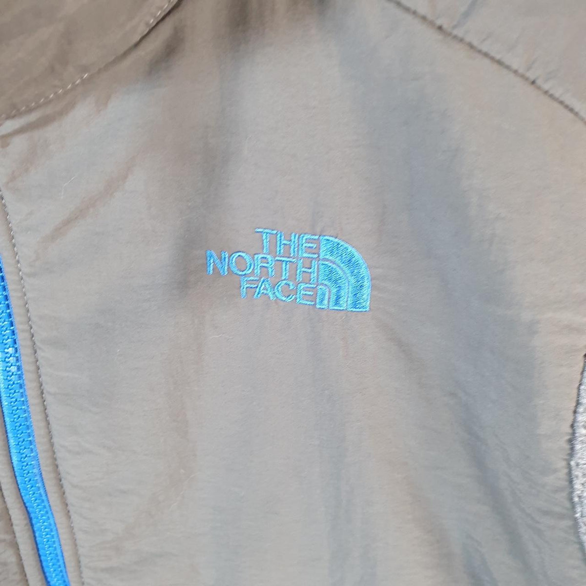 Vintage The North Face TNF Denali Fleece Sweatshirt Boys XL Grey Full Zip Logo