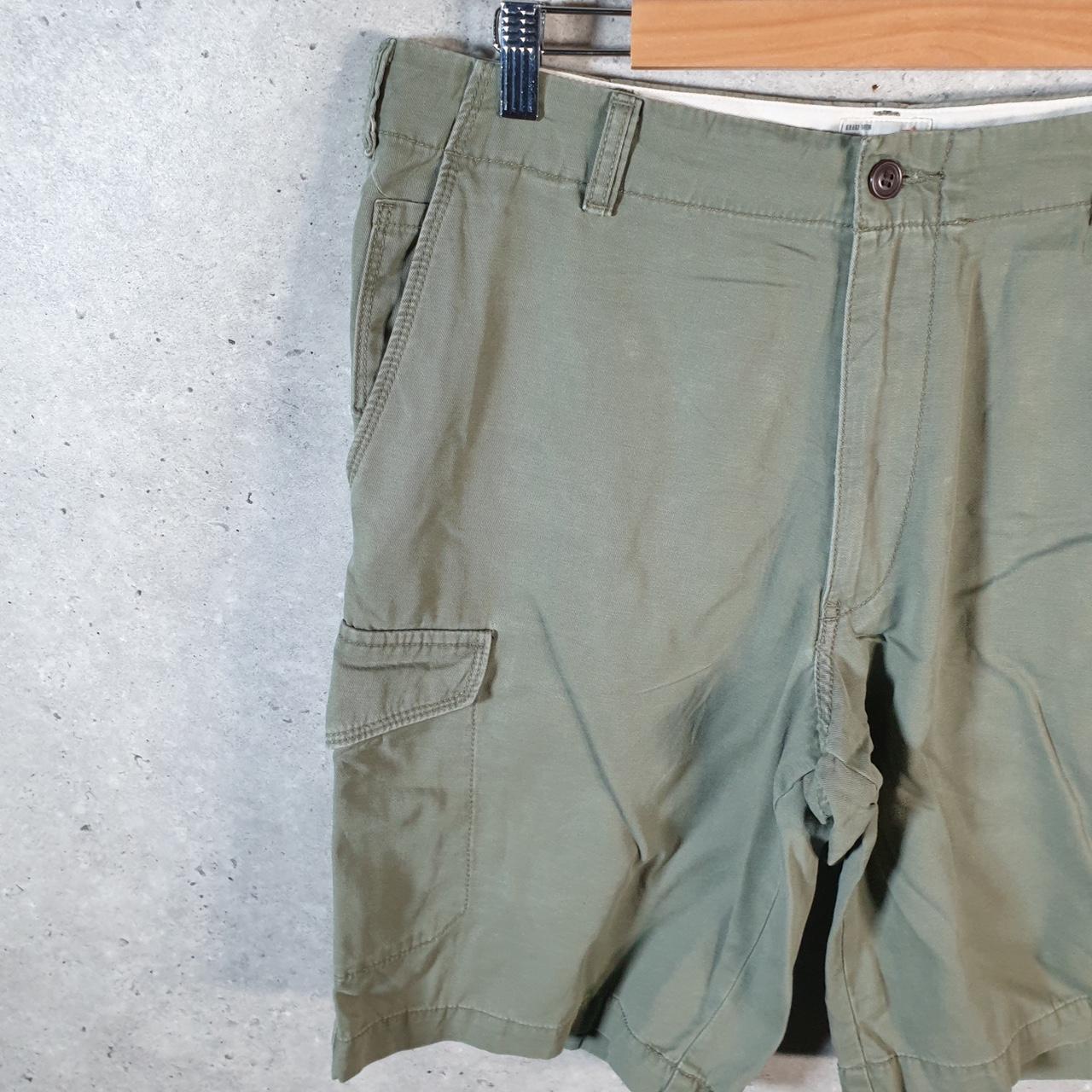 Vintage Dockers Shorts Jorts Cargo Men’s W34 Khaki Green Baggy Cotton