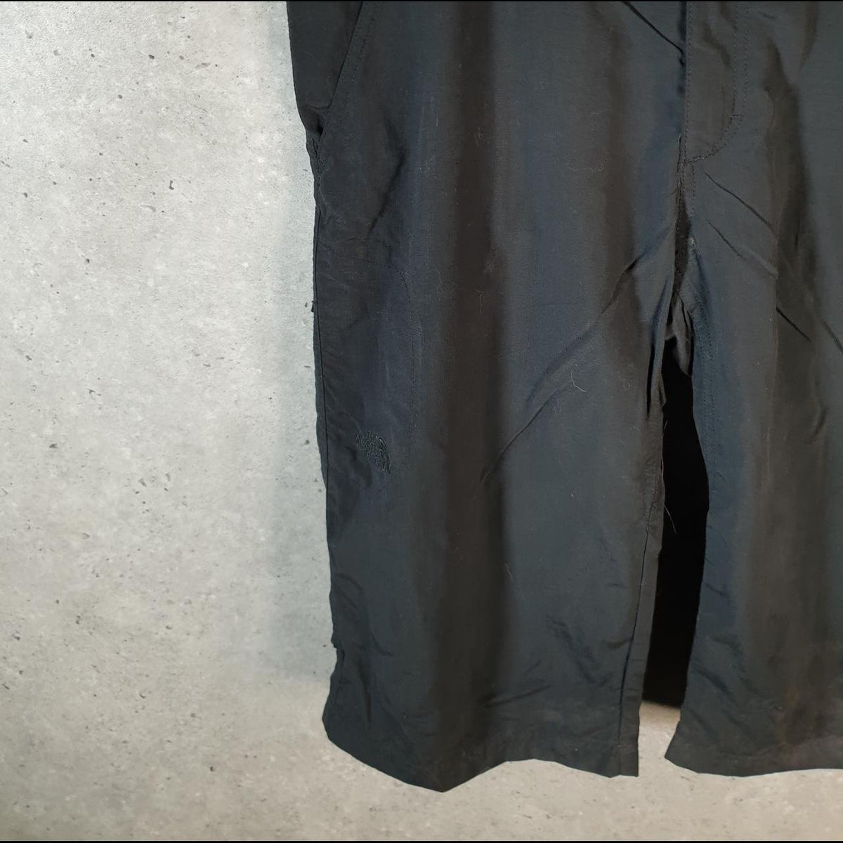 Vintage The North Face TNF Shorts Jorts Chino Cargo Womens UK12 Black Baggy Cotton