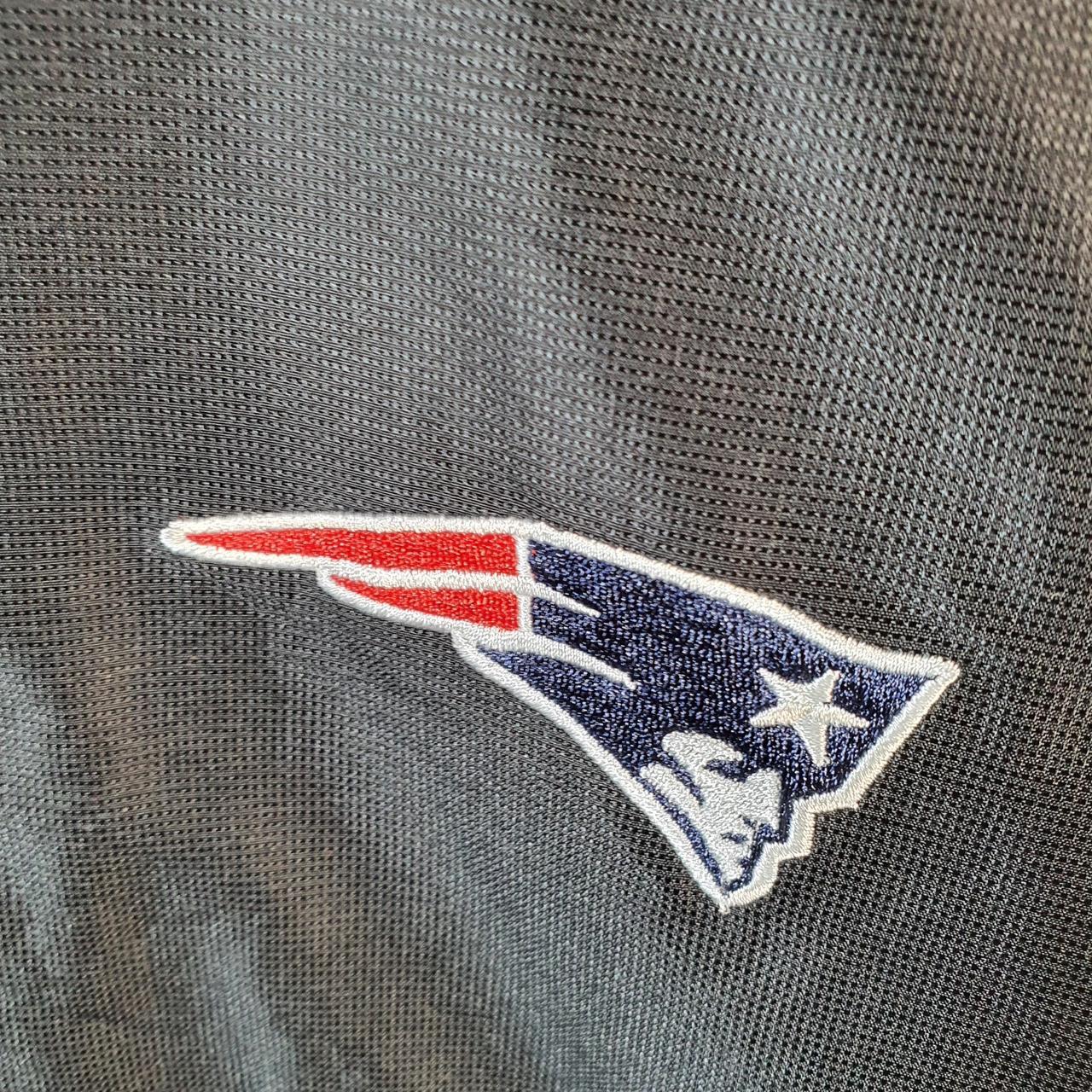Vintage NFL New England Patriots Jacket Fleece Youth XL Black USA Pro Sport