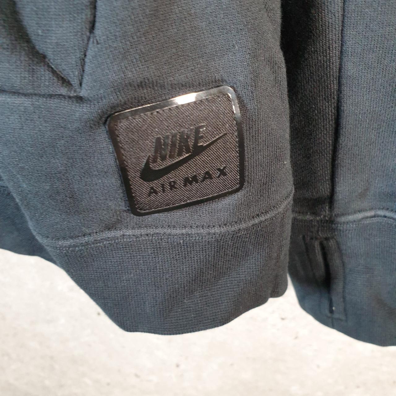 Vintage Nike Airmax Hoodie Men’s Medium Black Swoosh Y2K Pullover