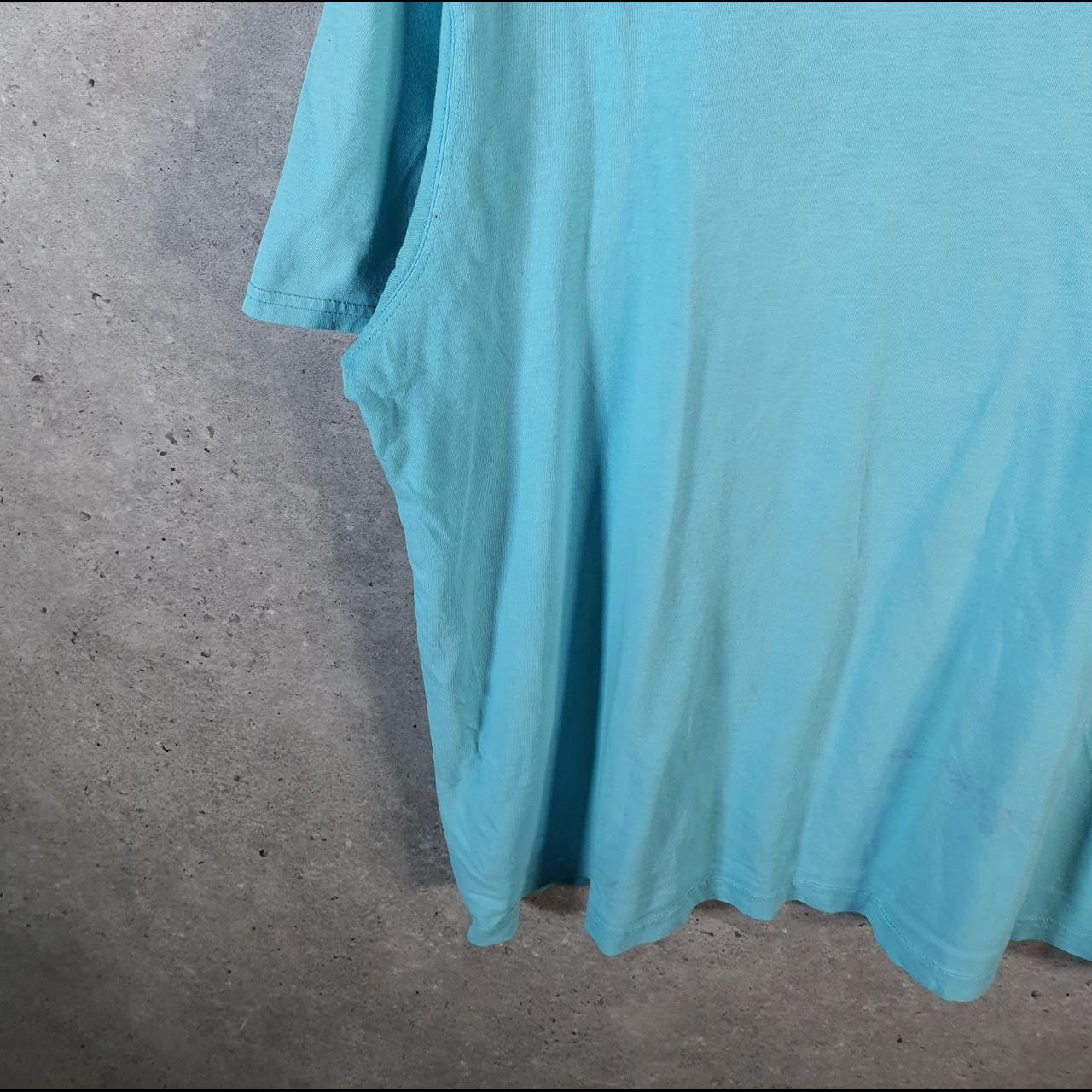 Vintage Caribbean Surf Shop T Shirt Men’s Large Blue Graphic Casual Logo Athletic