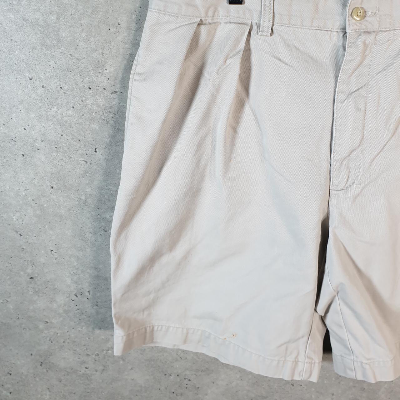 Vintage Ralph Lauren Polo Shorts Jorts Chino Cargo Men’s W36 Beige Baggy Cotton