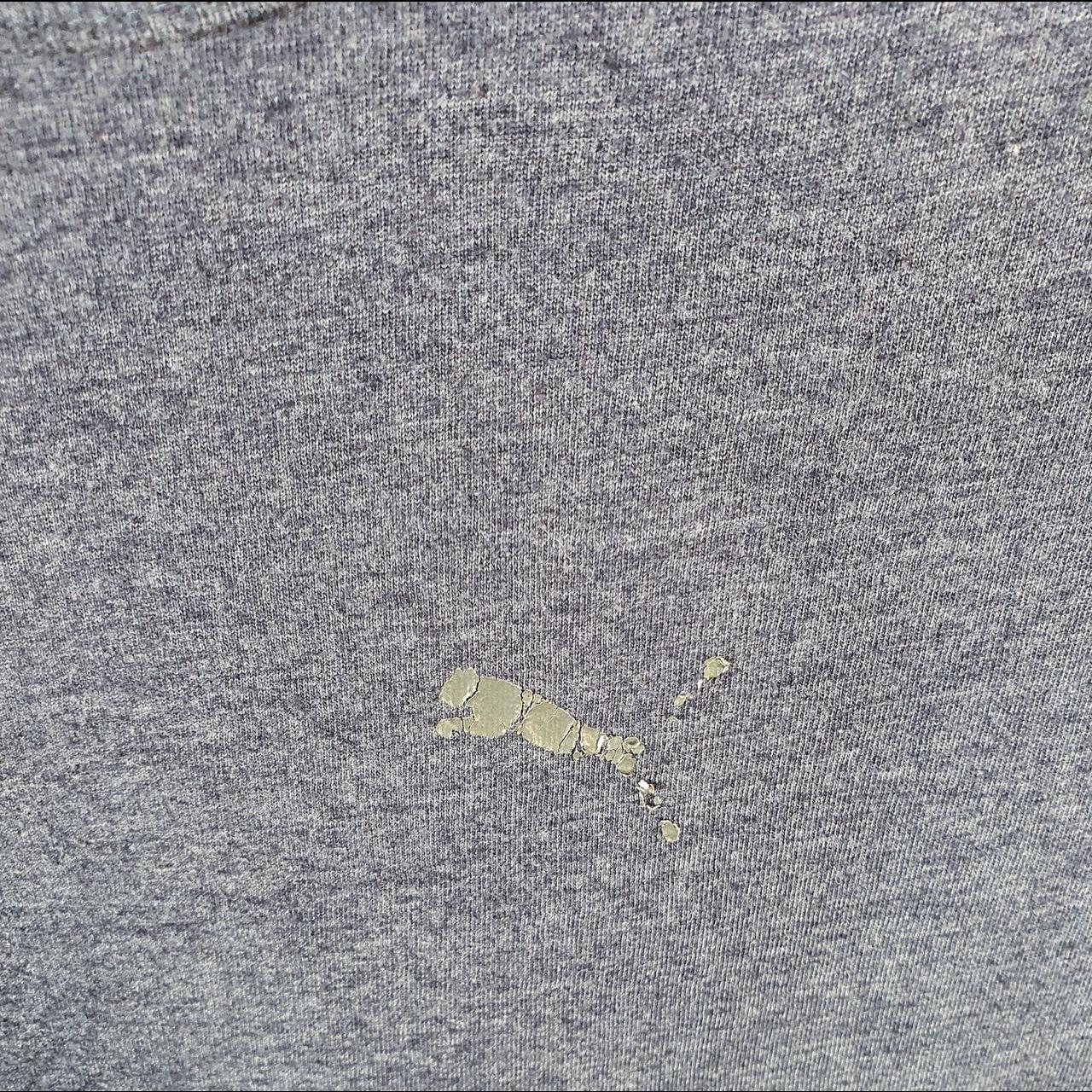 Vintage Puma Spellout T Shirt Mens Small Navy Blue Sports Logo Athletic