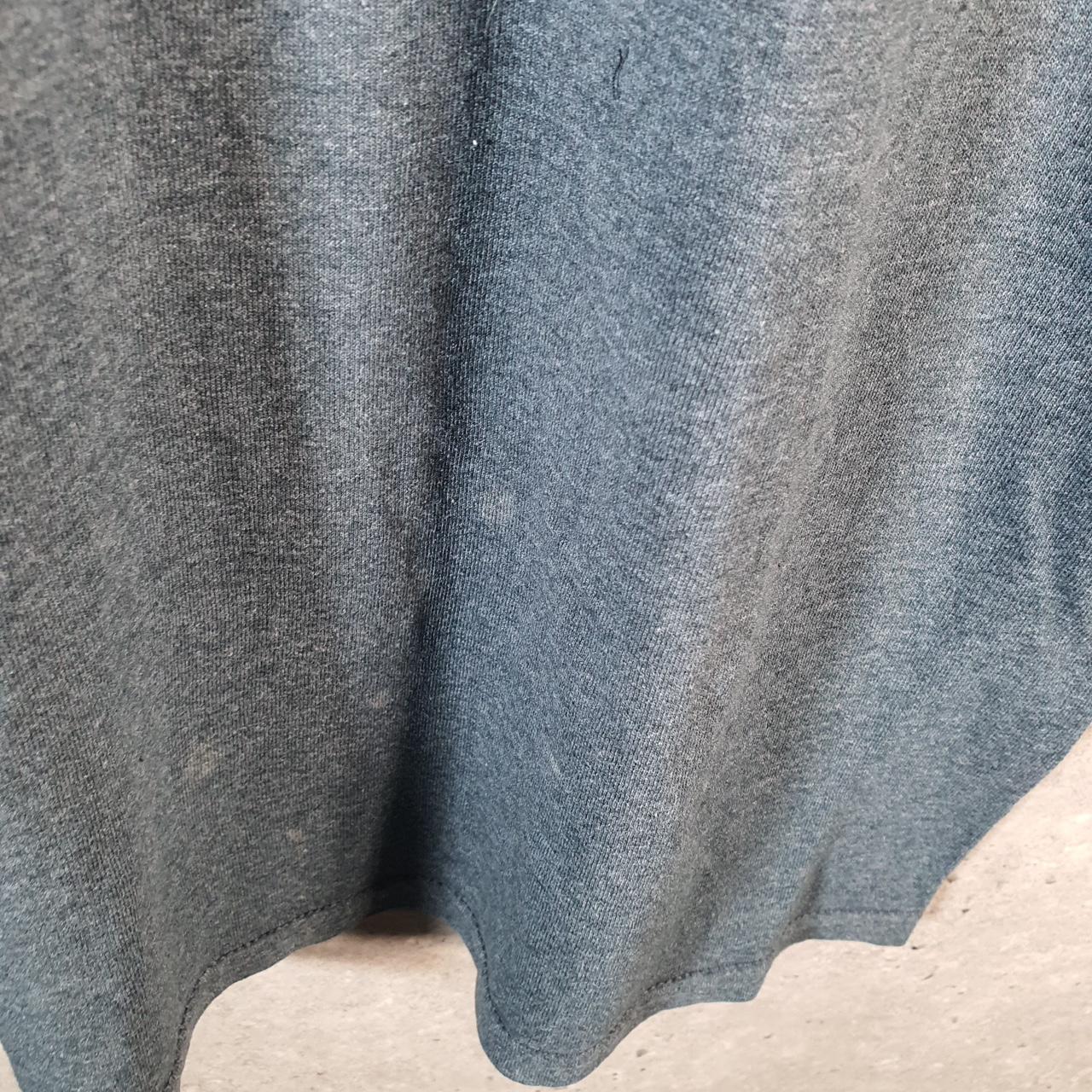 Vintage Adidas T Shirt Men’s Large Grey Three Stripes Logo Athletic