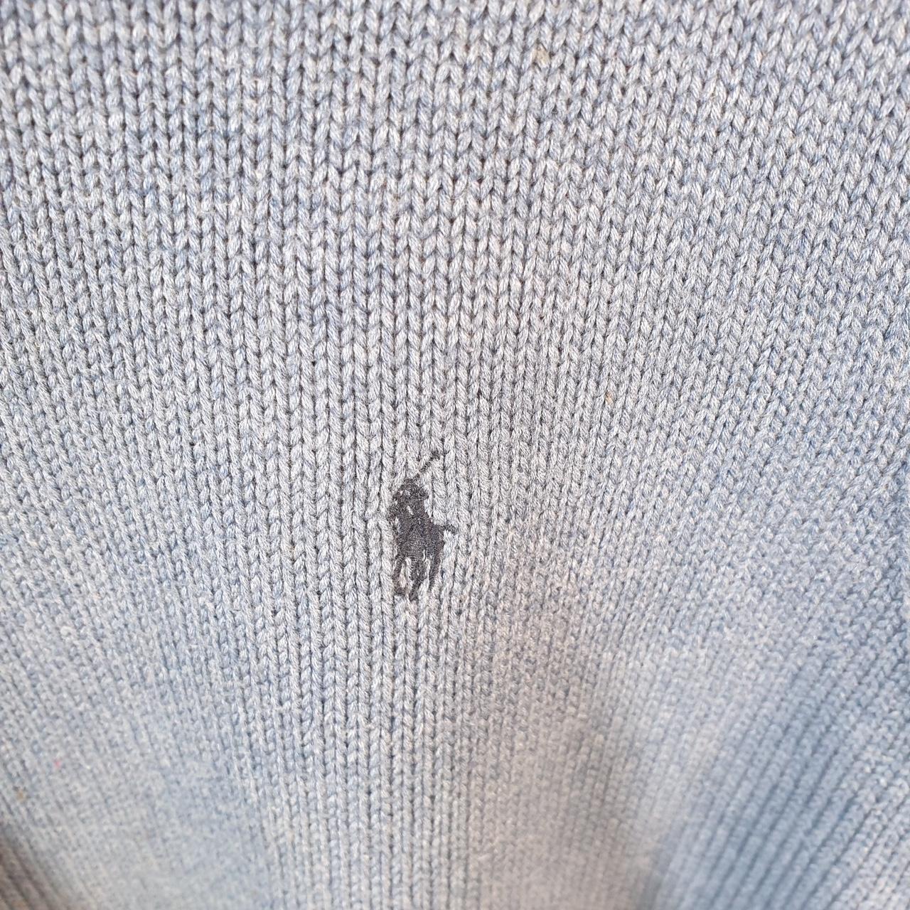 Vintage Ralph Lauren Polo Tank Vest Sweatshirt Men’s XL Blue Cotton Pullover Pony