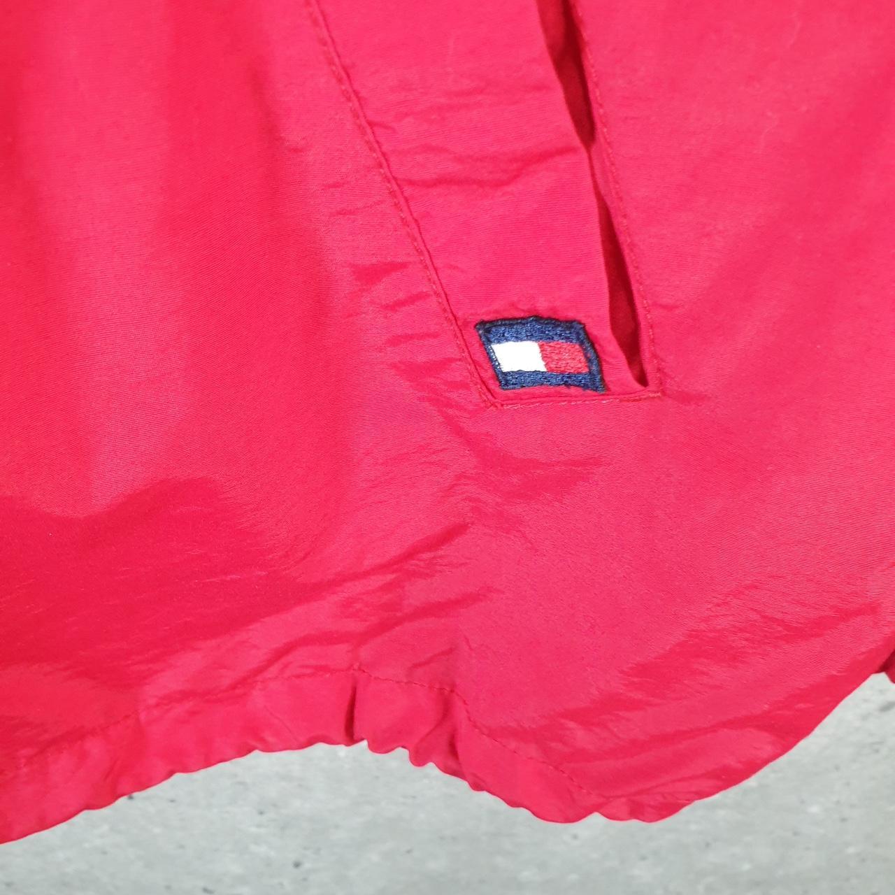 Tommy Hilfiger Harrington Bomber Jacket Men’s Large Red Embroidered Logo Full Zip