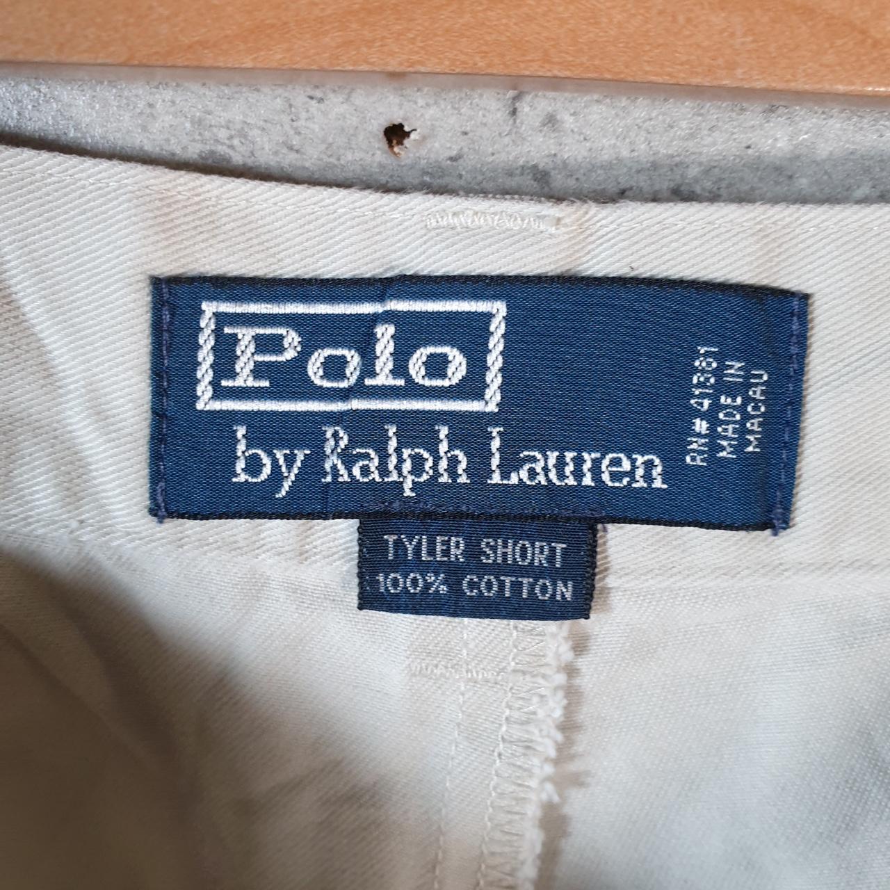 Vintage Ralph Lauren Polo Shorts Jorts Chino Cargo Men’s W40 Brown Baggy Cotton