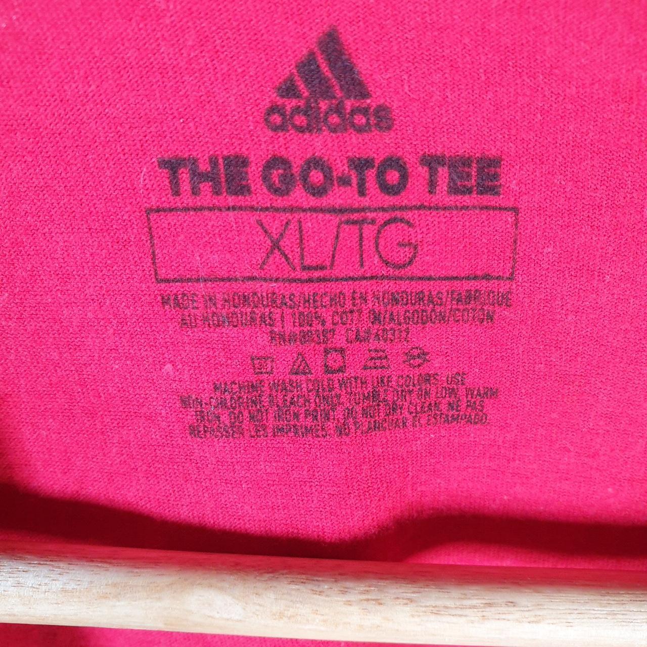 Vintage Adidas Go To Tee Washington NHL Stanley Cup T Shirt Men’s XL Red Three Stripes Logo