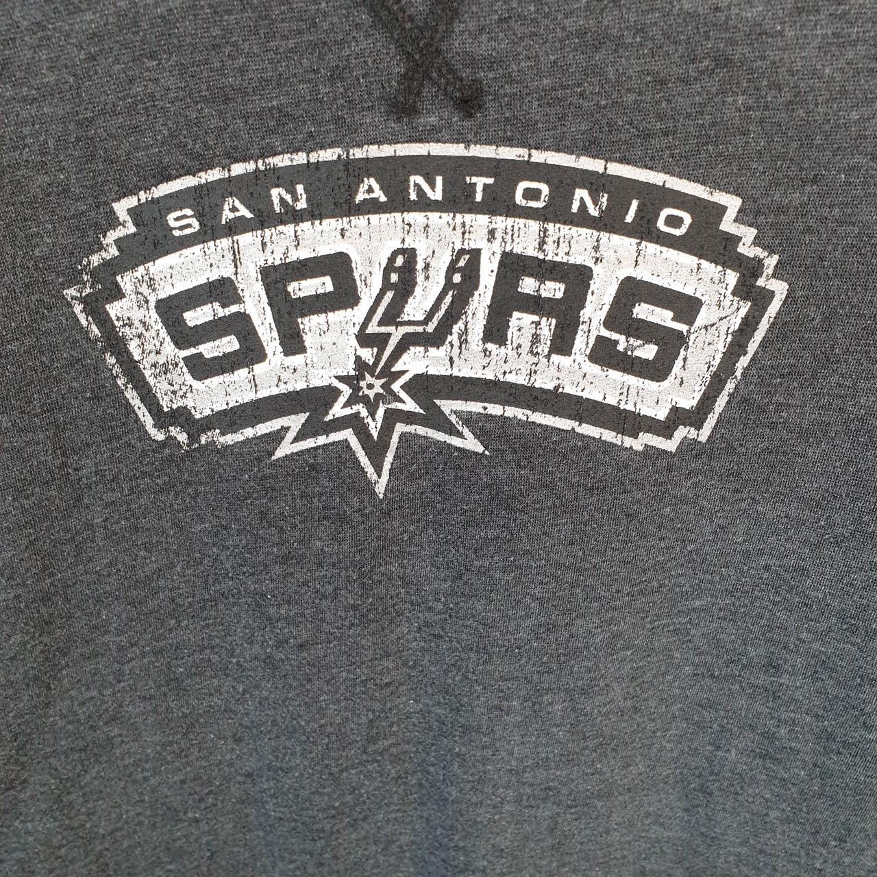 Vintage NBA San Antonio Spurs Sweatshirt Womens Medium Grey Pullover Pro Sport USA