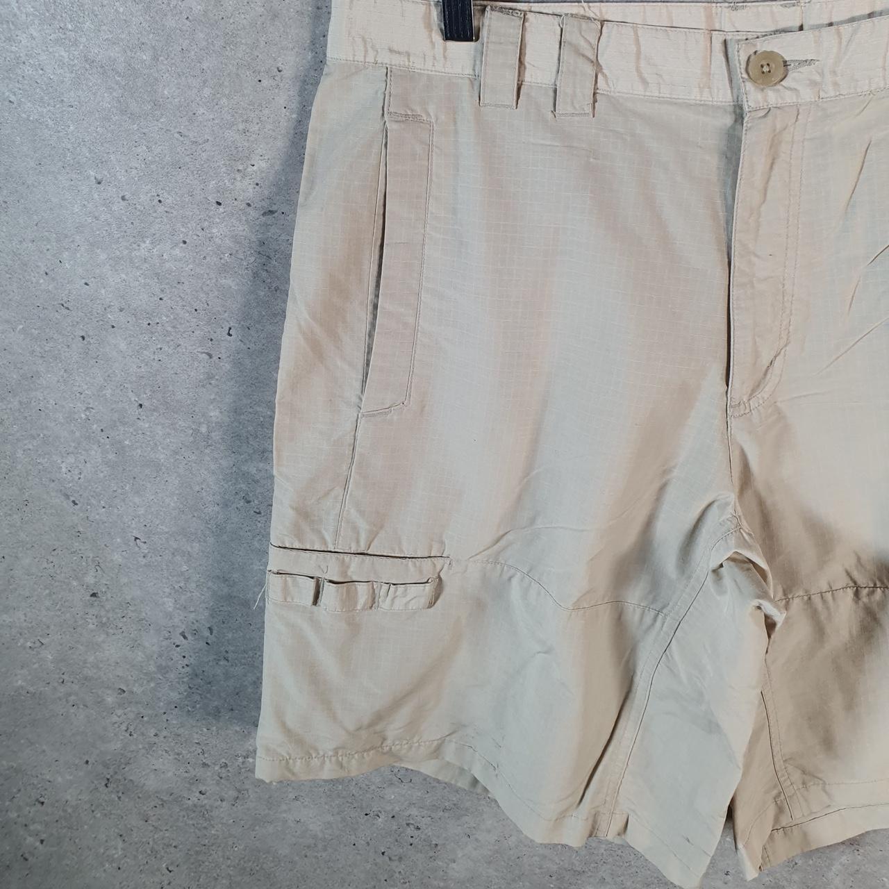 Vintage Columbia Shorts Jorts Cargo Men’s W38 Brown Athletic Hiking Fishing Gear A4409