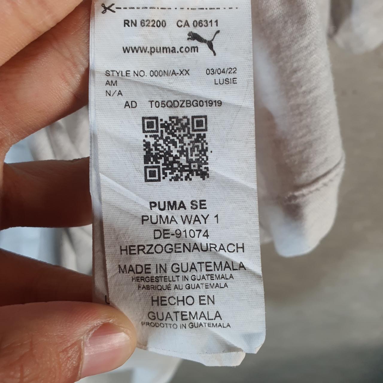 Vintage Puma Spellout T Shirt Men’s Medium Grey sports Logo Athletic