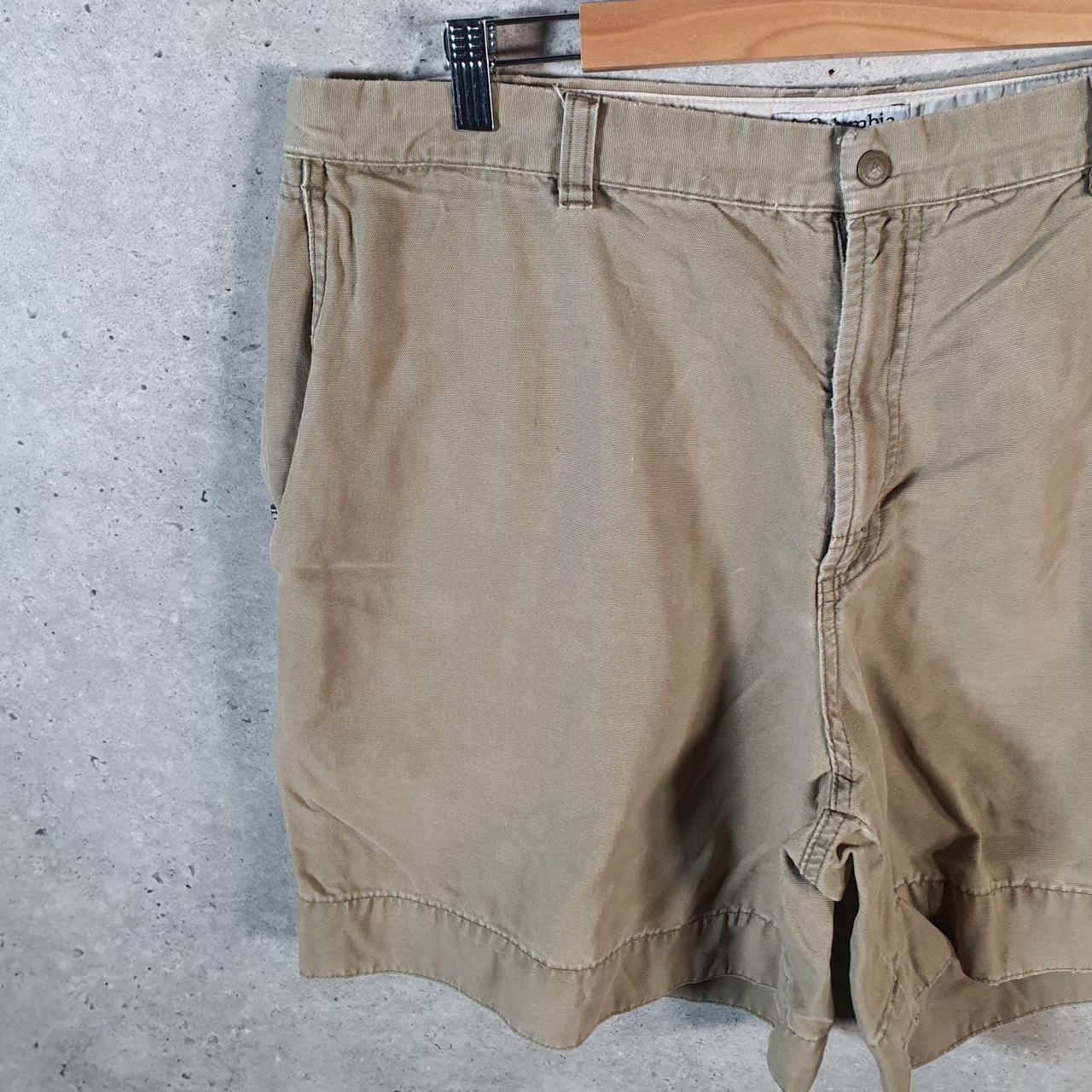 Vintage Columbia Carpenter Shorts Jorts Cargo Men’s W40 Brown Athletic Hiking Baggy A4438