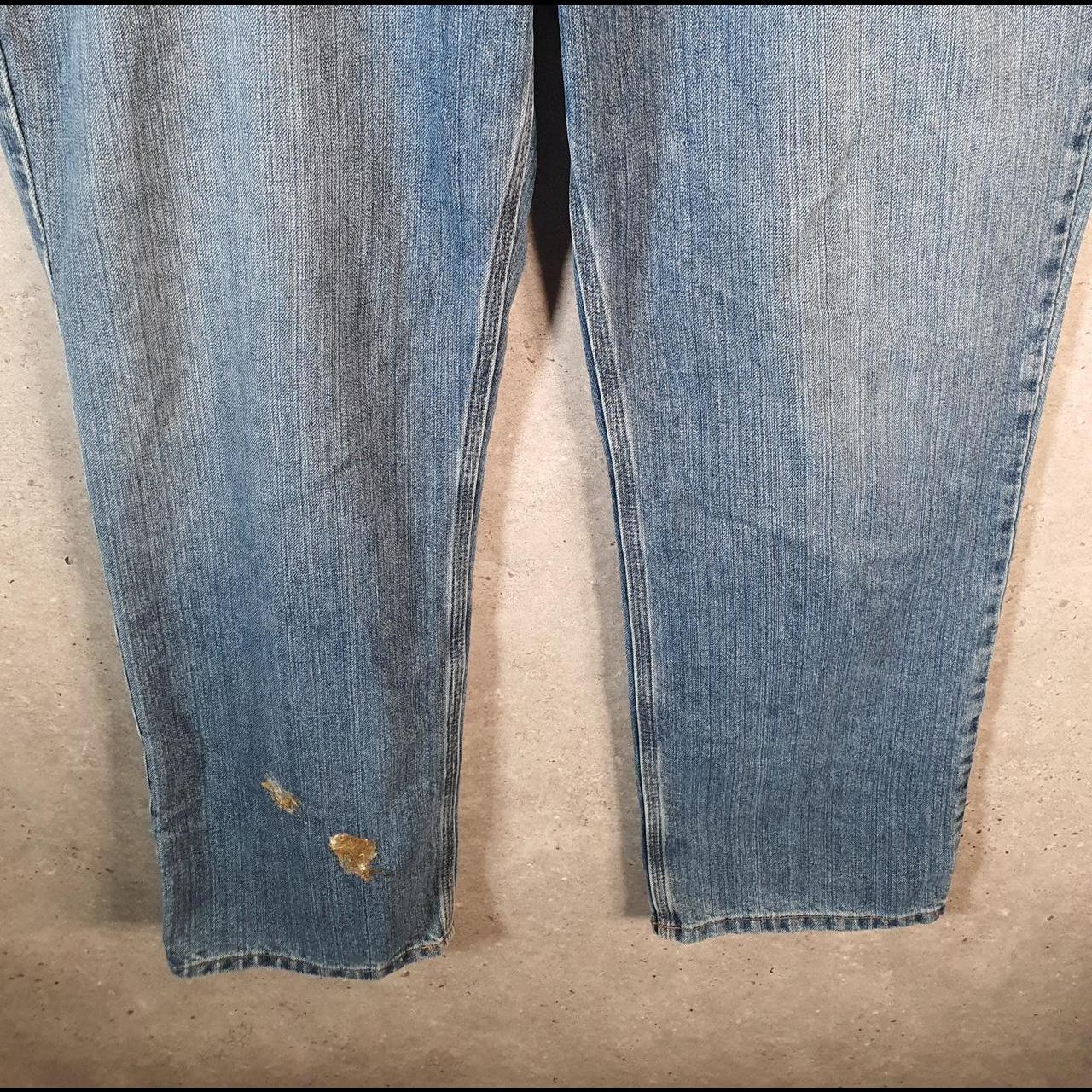 Vintage Carhartt Workwear Carpenter Jeans Mens W42 L32 Blue Denim Relaxed Fit USA