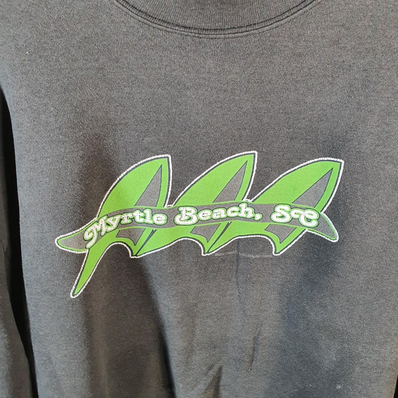 Vintage Lee Cotton Blend Sweatshirt Men’s XL Black USA Myrtle Beach Pullover