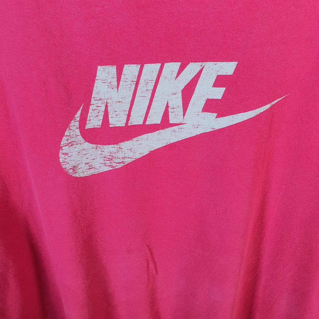 Vintage Nike Club T Shirt Men’s XL Red Logo Spellout Swoosh Athletic
