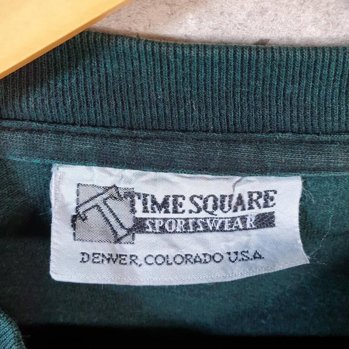 Vintage Time Square Ruidoso New Mexico Embroidered 90s USA Single Stitch T Shirt Men’s Medium Blue