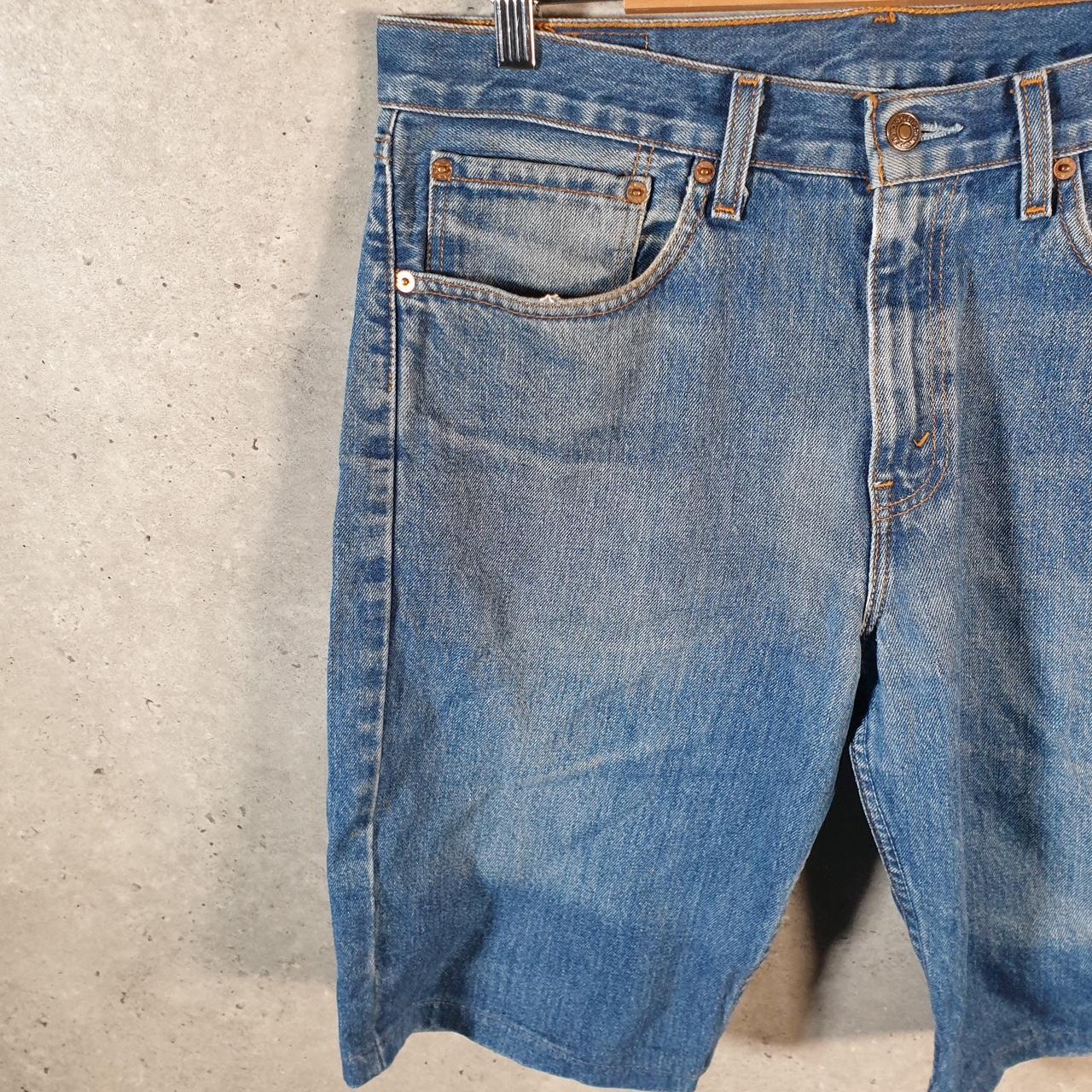 Vintage Levi’s 751 Baggy Shorts Jorts Cargo Mens W33 Blue Relaxed Denim