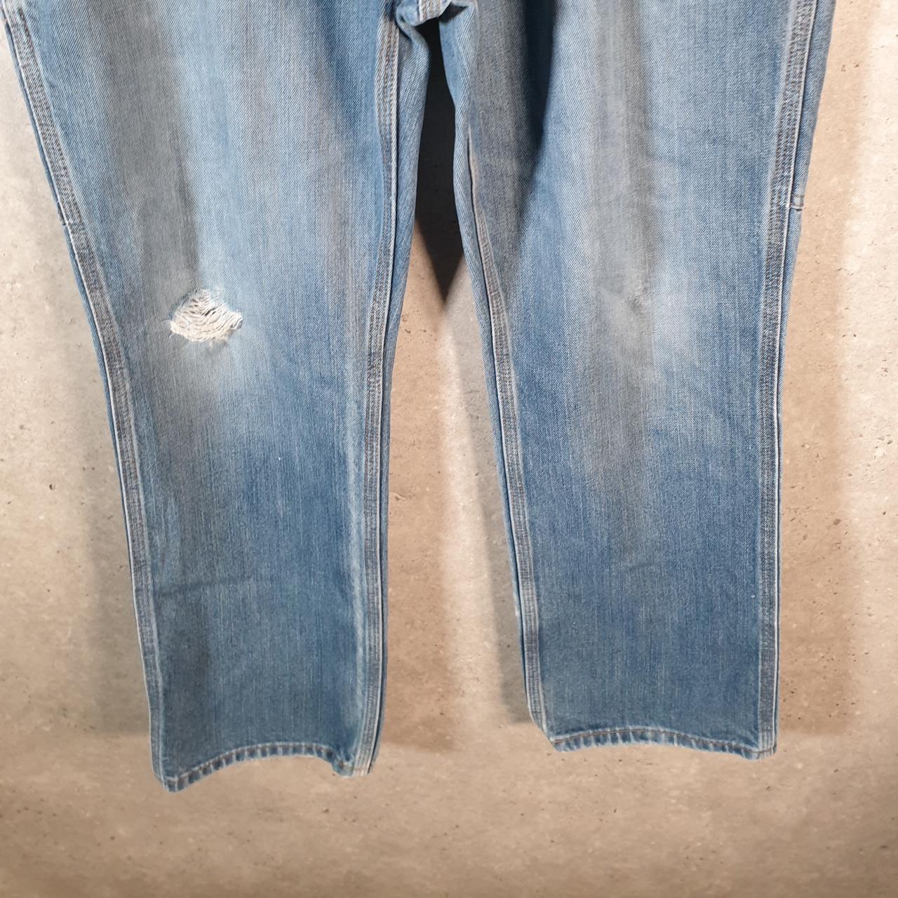 Vintage Carhartt Workwear Carpenter Jeans Mens W36 L30 Blue Denim Relaxed Fit USA