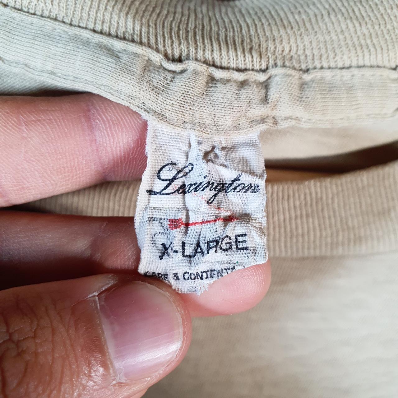 Vintage Lexington Alpha Gator 90s USA Single Stitch T Shirt Men’s Medium Brown