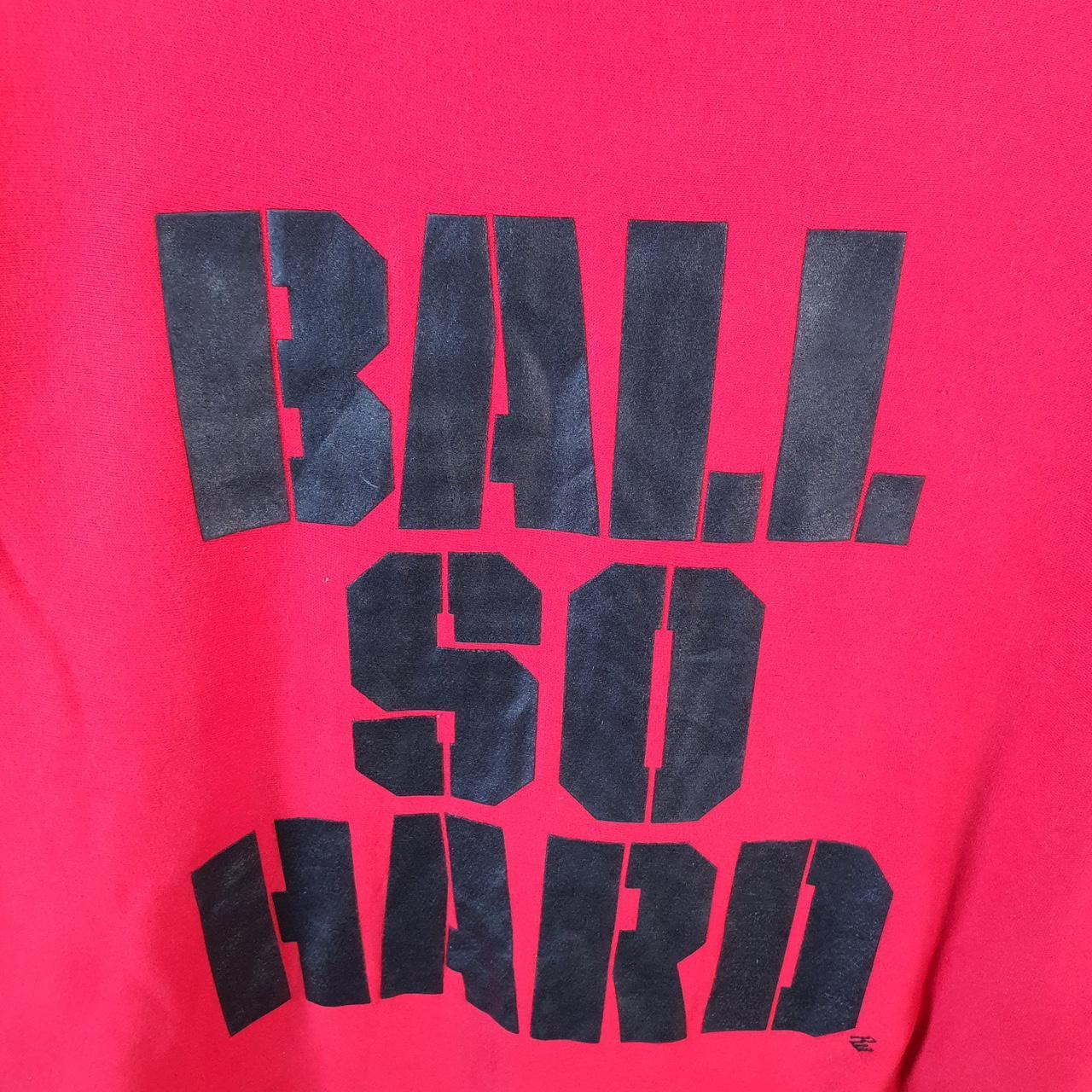 Vintage Rocawear Ball So Hard Sweatshirt Mens 2XL Red Pullover USA