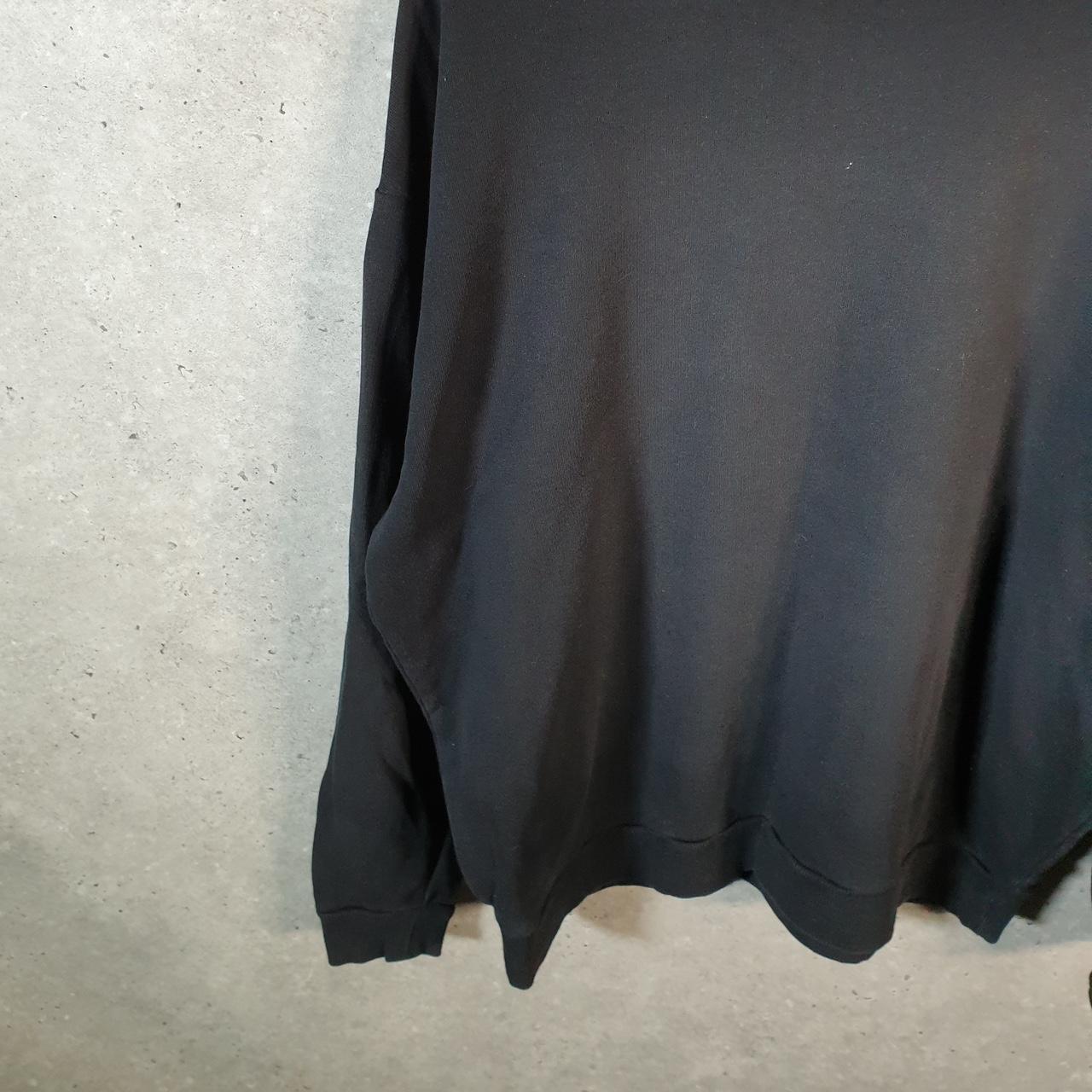 Vintage NFL Spellout Sweatshirt Men’s Large Black USA Pro Sport American Football