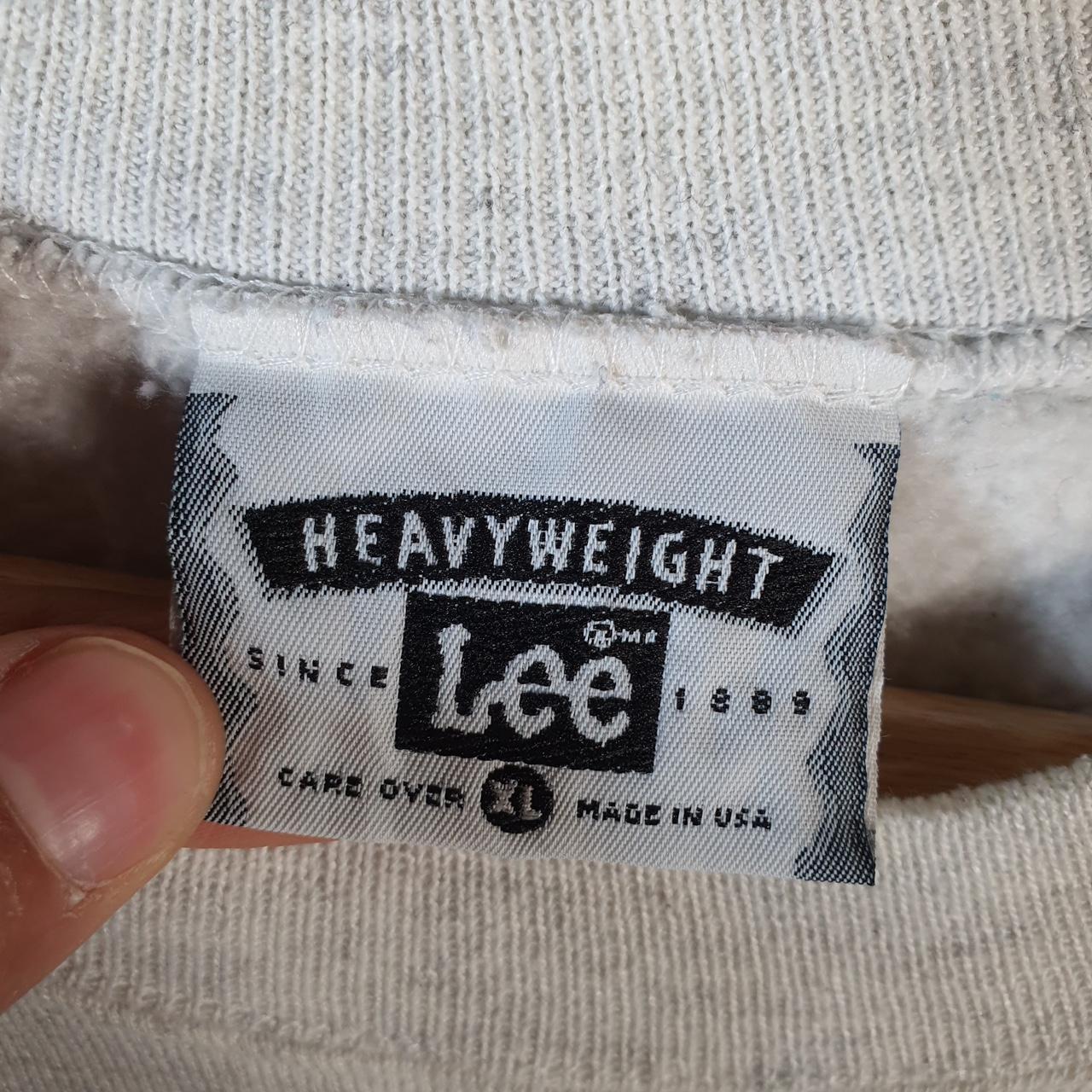 Vintage Lee Heavyweight Sweatshirt Men’s XL Grey Cheerleader Parent Baggy