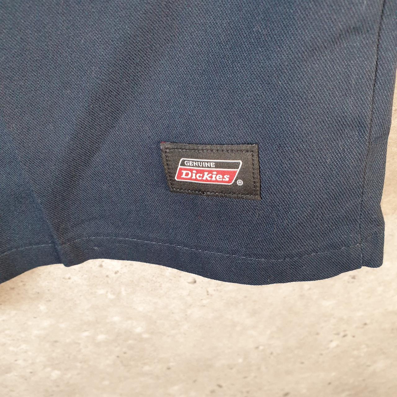 Vintage Dickies Baggy Chino Shorts Jorts Cargo Mens W32 Navy Blue Loose Fit