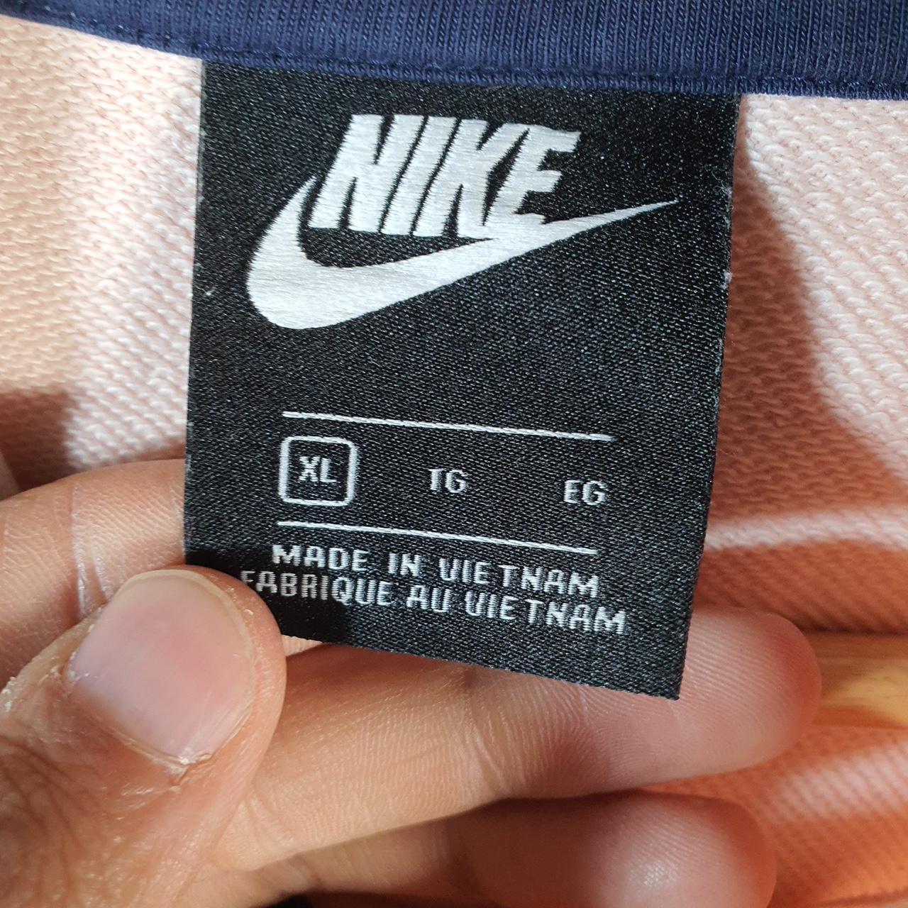 Vintage Nike Club Spellout Hoodie Womens XL Pink Swoosh Y2K Pullover