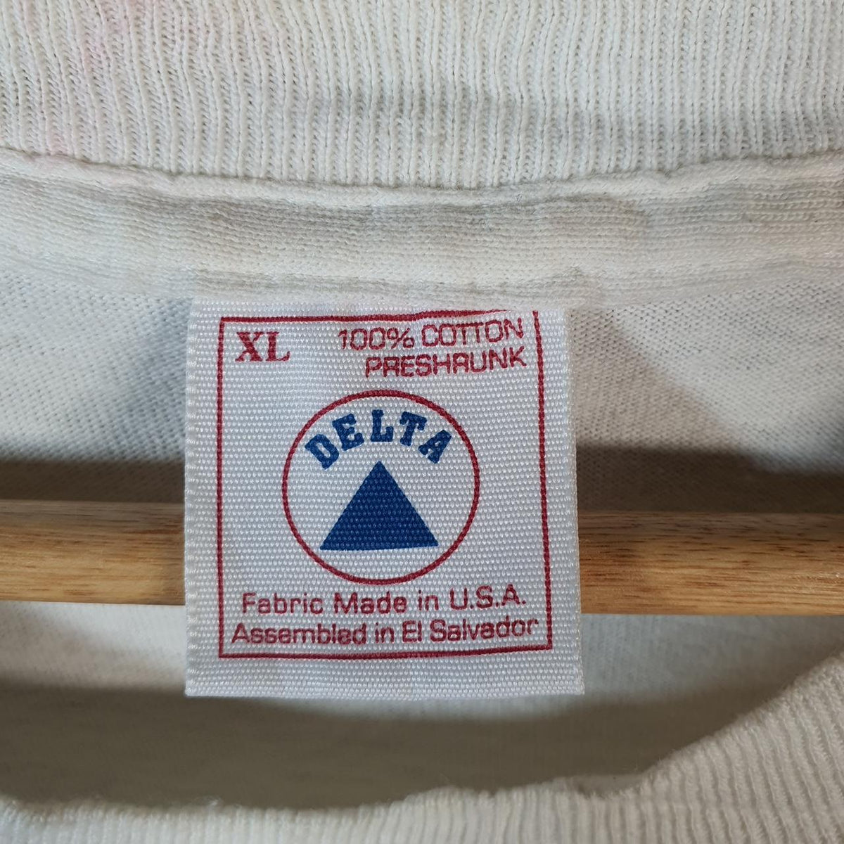 Vintage Delta East Central Hornets 90s USA Single Stitch T Shirt Men’s XL White