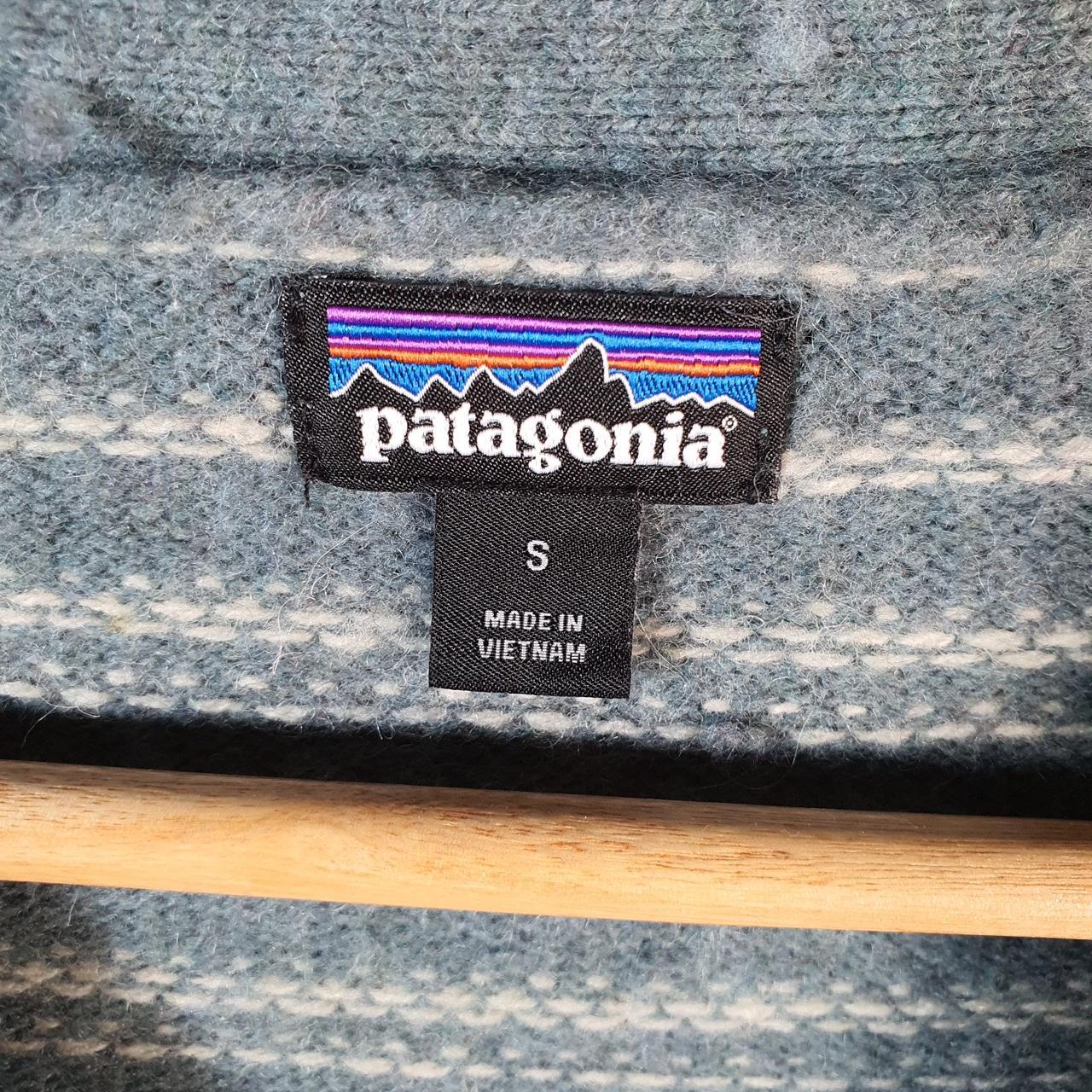 Vintage Patagonia 90s Driver Knit Cardigan Sweater small Brown Y2K Button Up