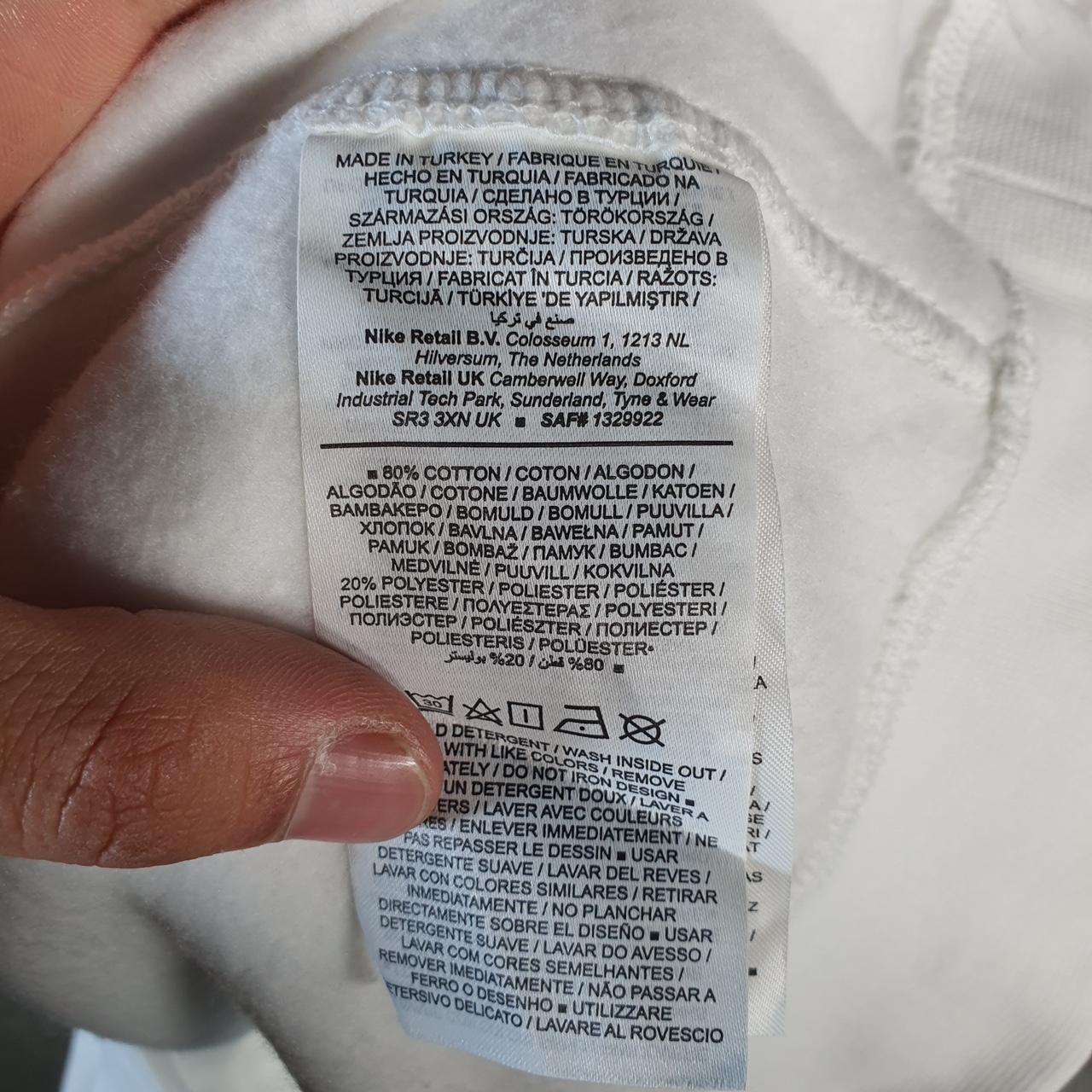 Vintage Nike Club Sweatshirt Men’s 2XL White Swoosh Y2K Pullover Logo