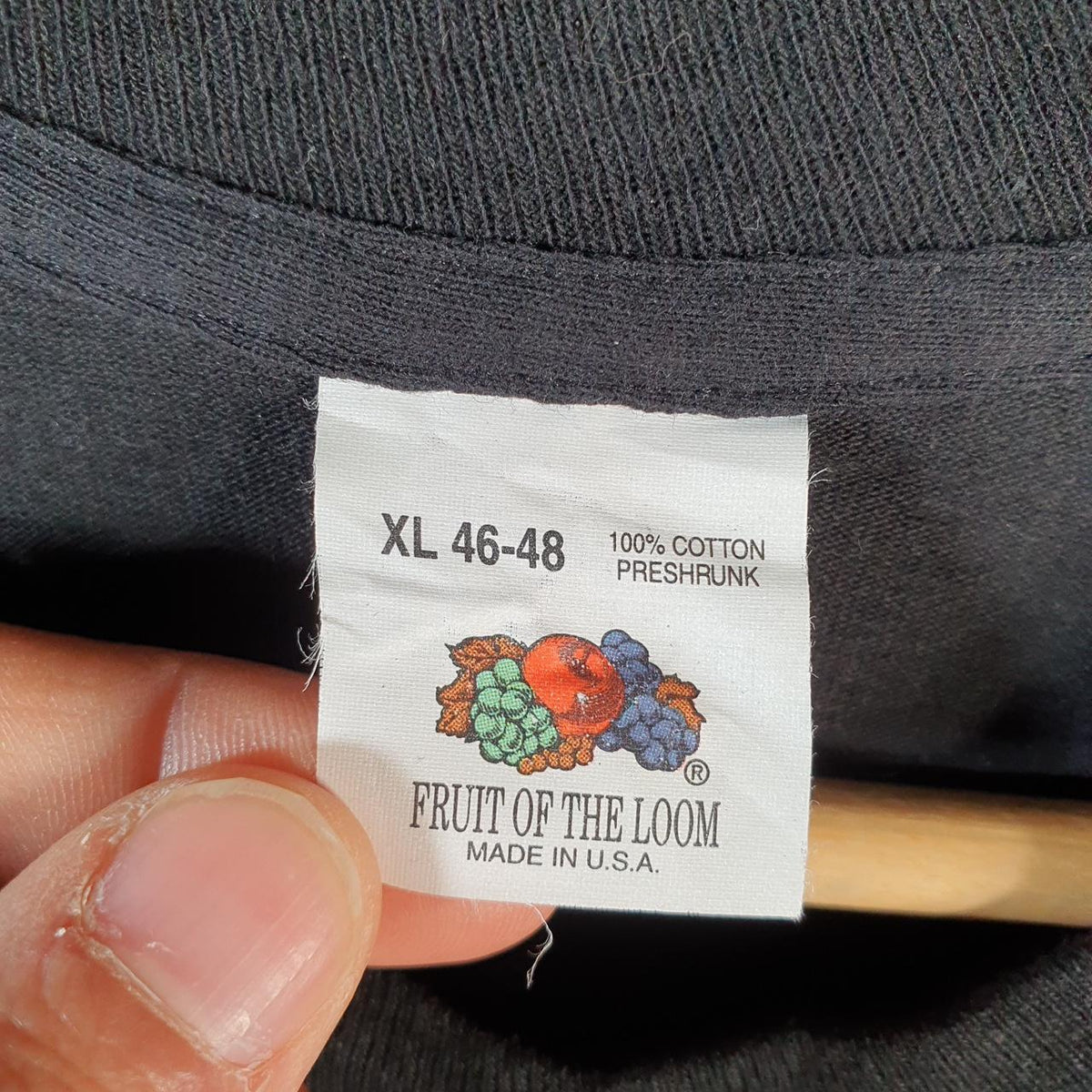 Vintage Fruit of the Loom Marvin The Martian 90s Single Stitch T Shirt Men’s XL Black Big Fish Vintage