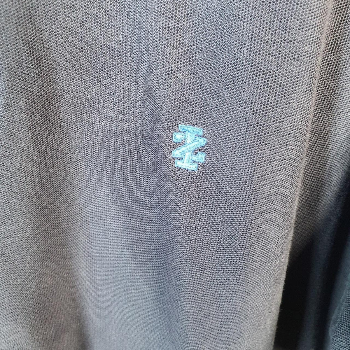 Vintage Izod Advantage Performance Polo Shirt Men’s XL Navy Blue Stretch Fit Logo