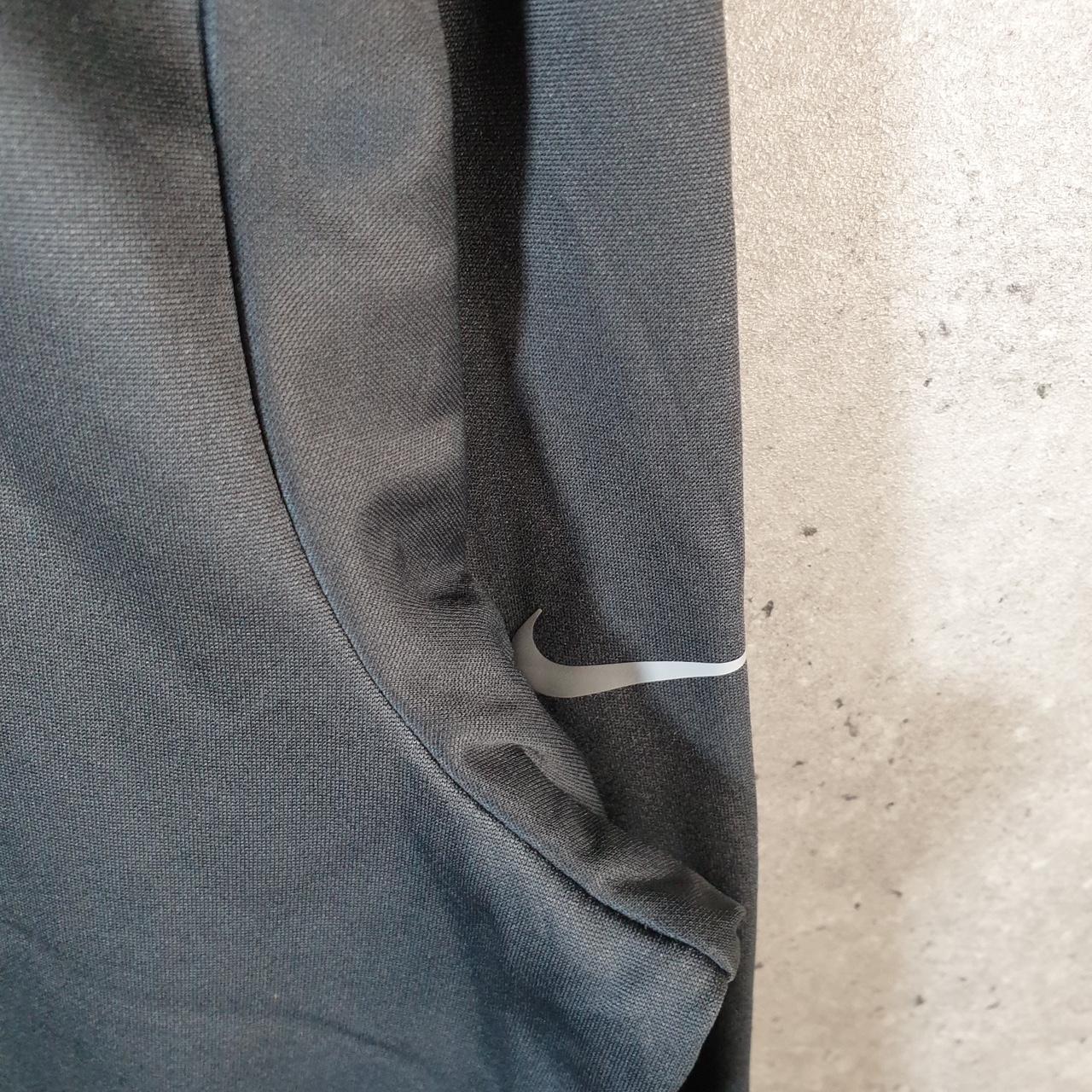 Vintage Nike Shell Track Jackets Mens Medium Grey Y2K Full Zip Logo