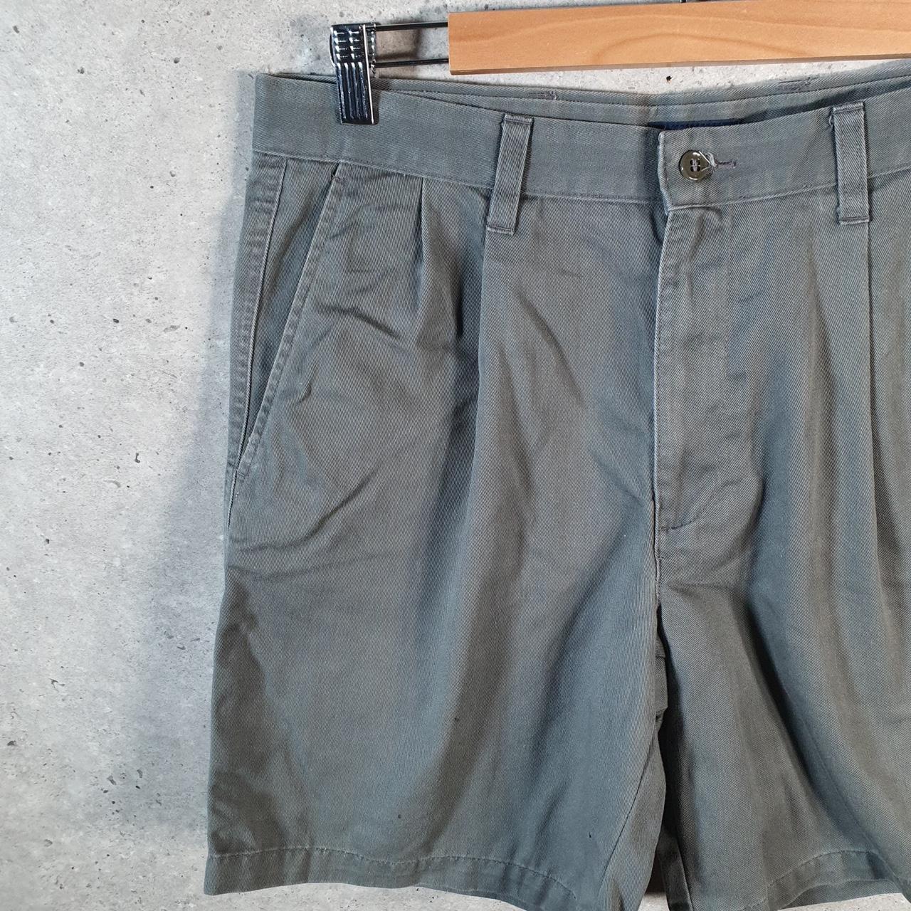 Vintage Dockers Chino Shorts Jorts Cargo Men’s W32 Grey Baggy Cotton A4417