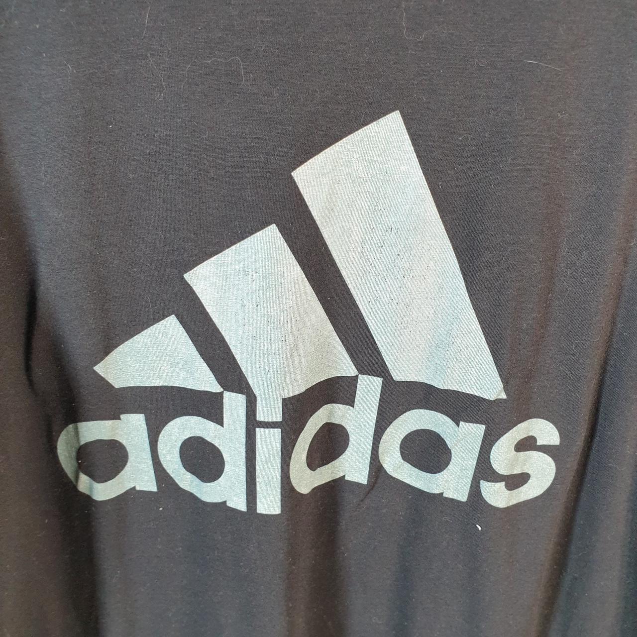 Vintage Adidas Go To Tee T Shirt Men’s Large Black Three Stripes Logo