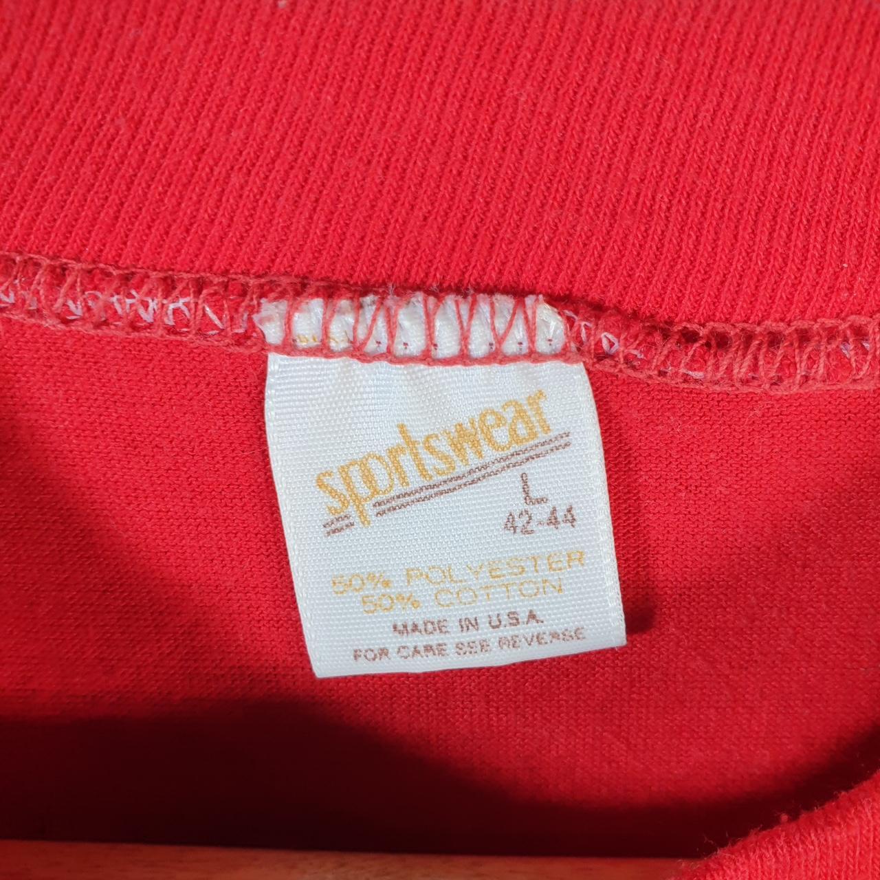 Vintage Sportswear 1981 Winter Carnival USA Single Stitch T Shirt Men’s Large Red