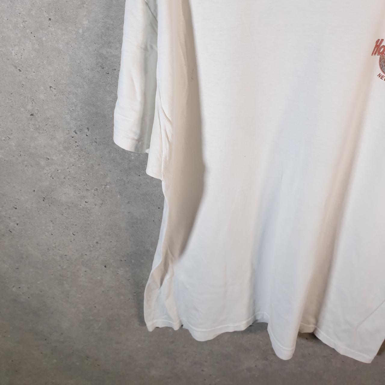 Vintage Hard Rock Cafe New York 90s USA Spellout T Shirt Men’s XL White