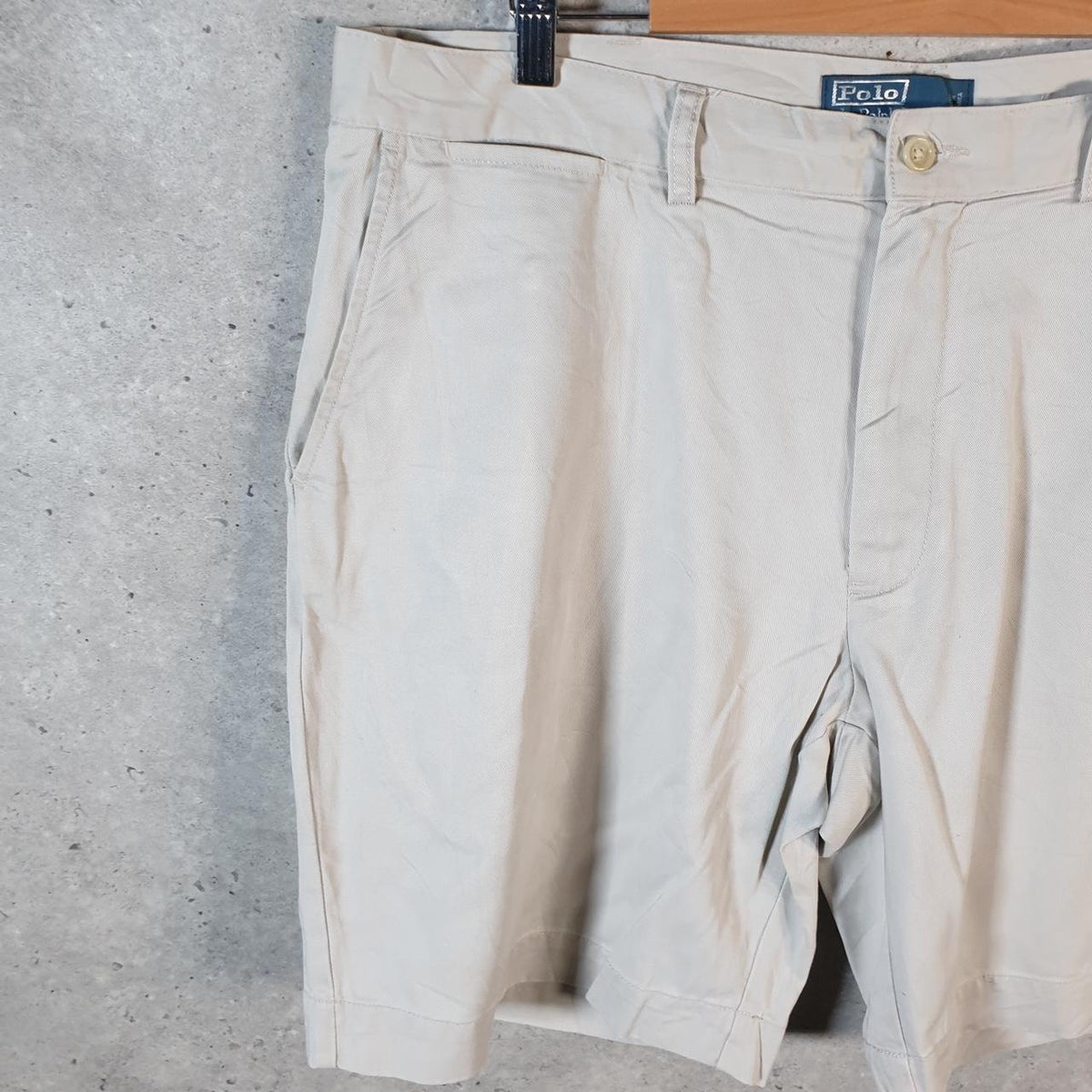 Vintage Ralph Lauren Polo Shorts Jorts Chino Cargo Men’s W38 Brown Baggy Cotton