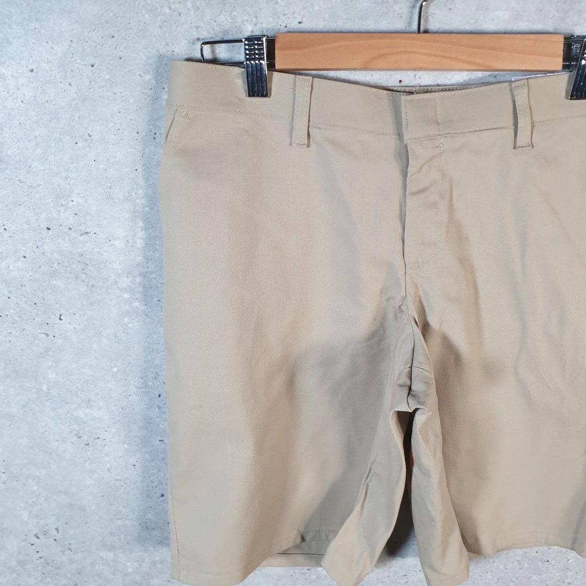 Vintage Dickies Baggy Chino Shorts Jorts Cargo Womens W30 Brown Classic Fit