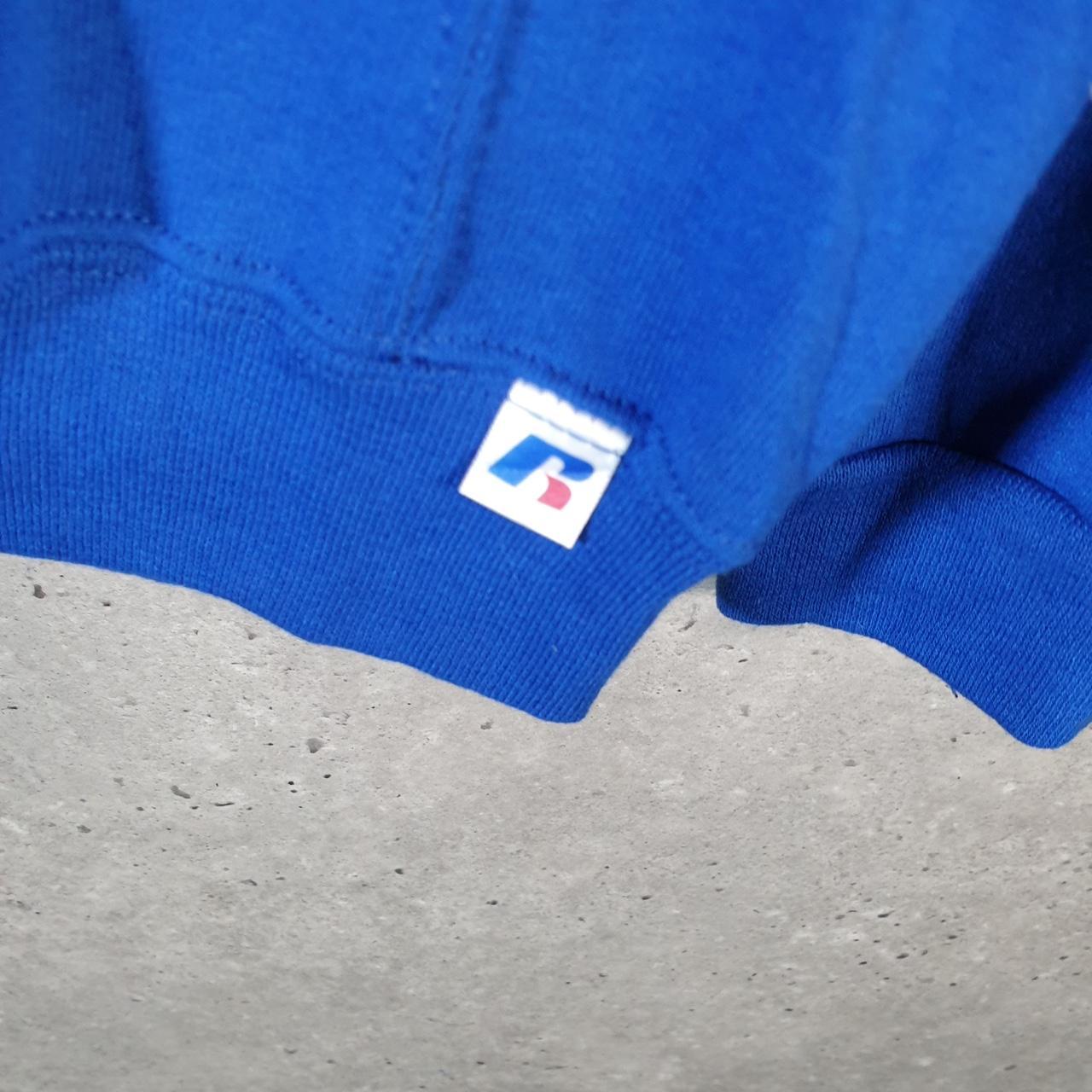 Vintage Russell Athletic Blank Baggy Sweatshirt Men’s Large Blue Pullover